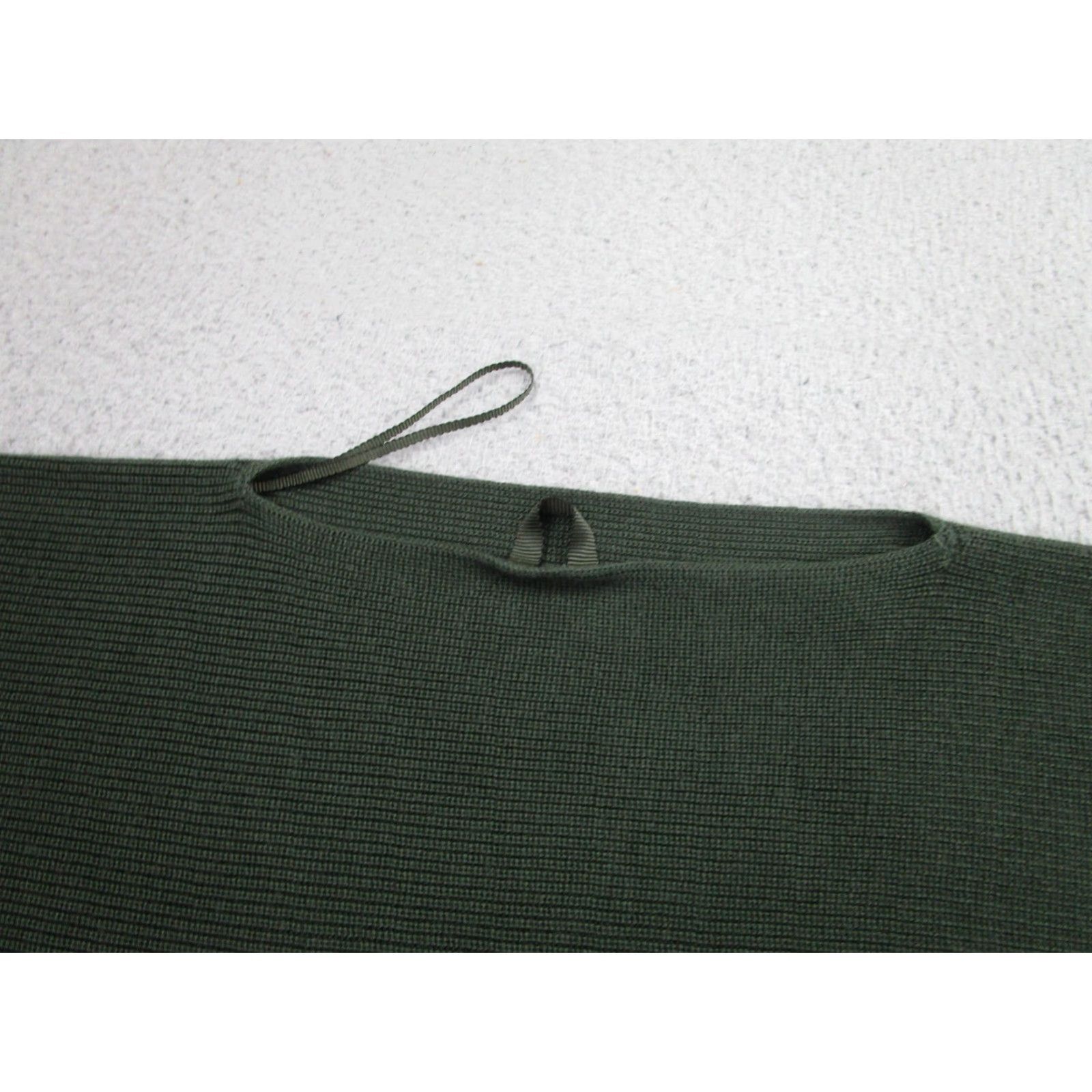 Lululemon Lululemon Shawl Womens One Size Dark Green Ribbed Knit Wrap Poncho Cape Size ONE SIZE - 5 Thumbnail