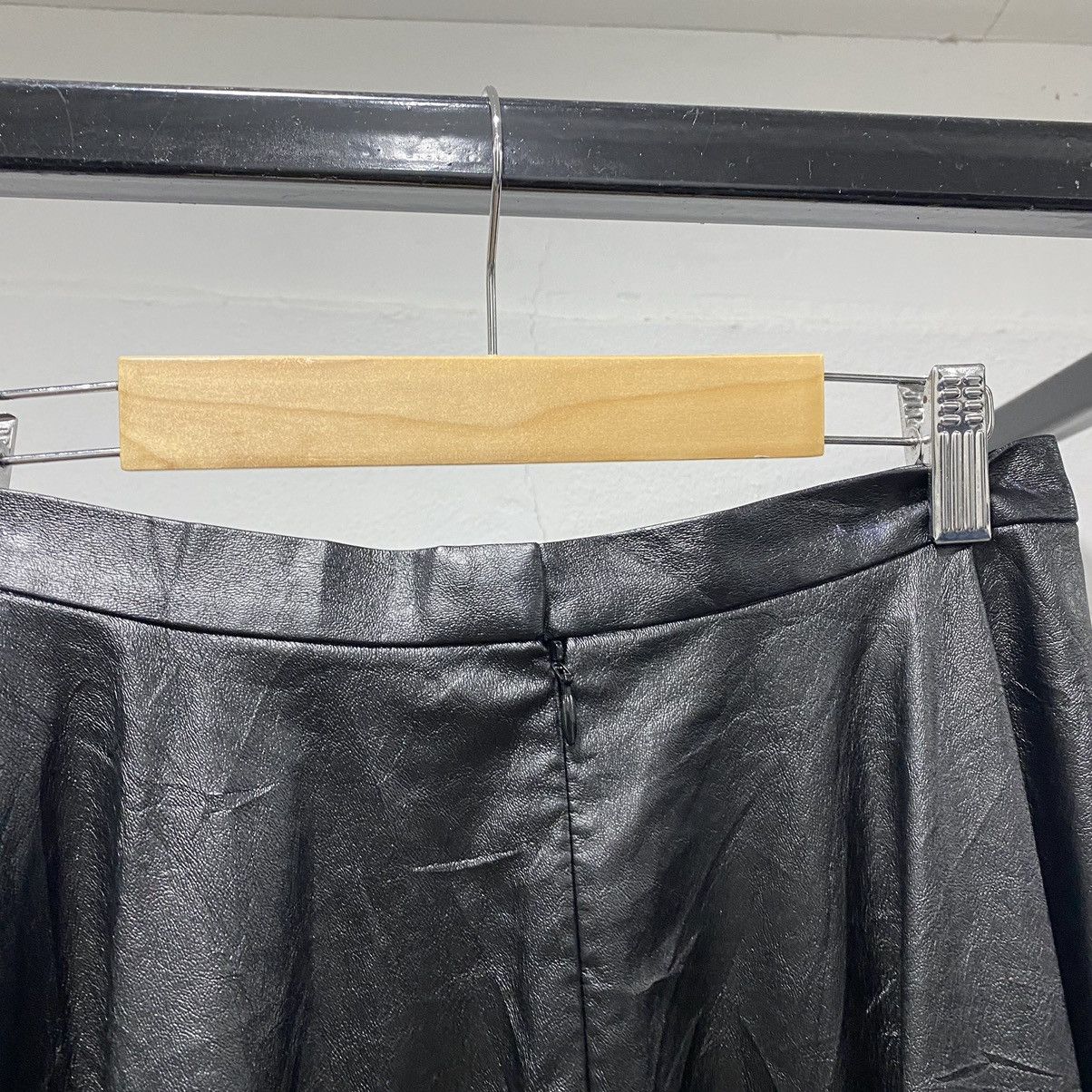 Designer Lanvin💥 Leather Skirt Vintage Made In Japan Size 27" / US 4 / IT 40 - 5 Thumbnail
