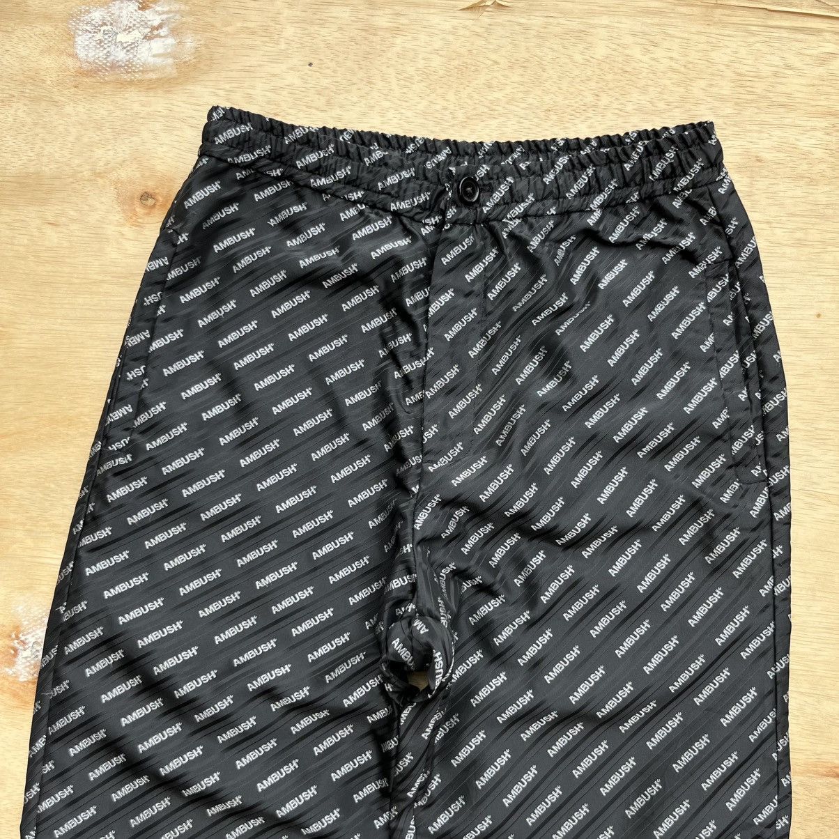 Ambush Design AMBUSH RELAXED PANTS JAPANESE BRAND BLACK MONOGRAM Size US 30 / EU 46 - 2 Thumbnail