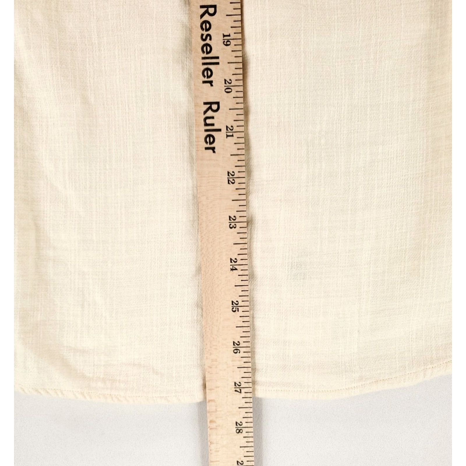 Marine Layer Marine Layer Shirt Button Up Lightweight Cotton Cream White Mens M White Cotton Button Up Shirt Mens M Size US M / EU 48-50 / 2 - 5 Thumbnail