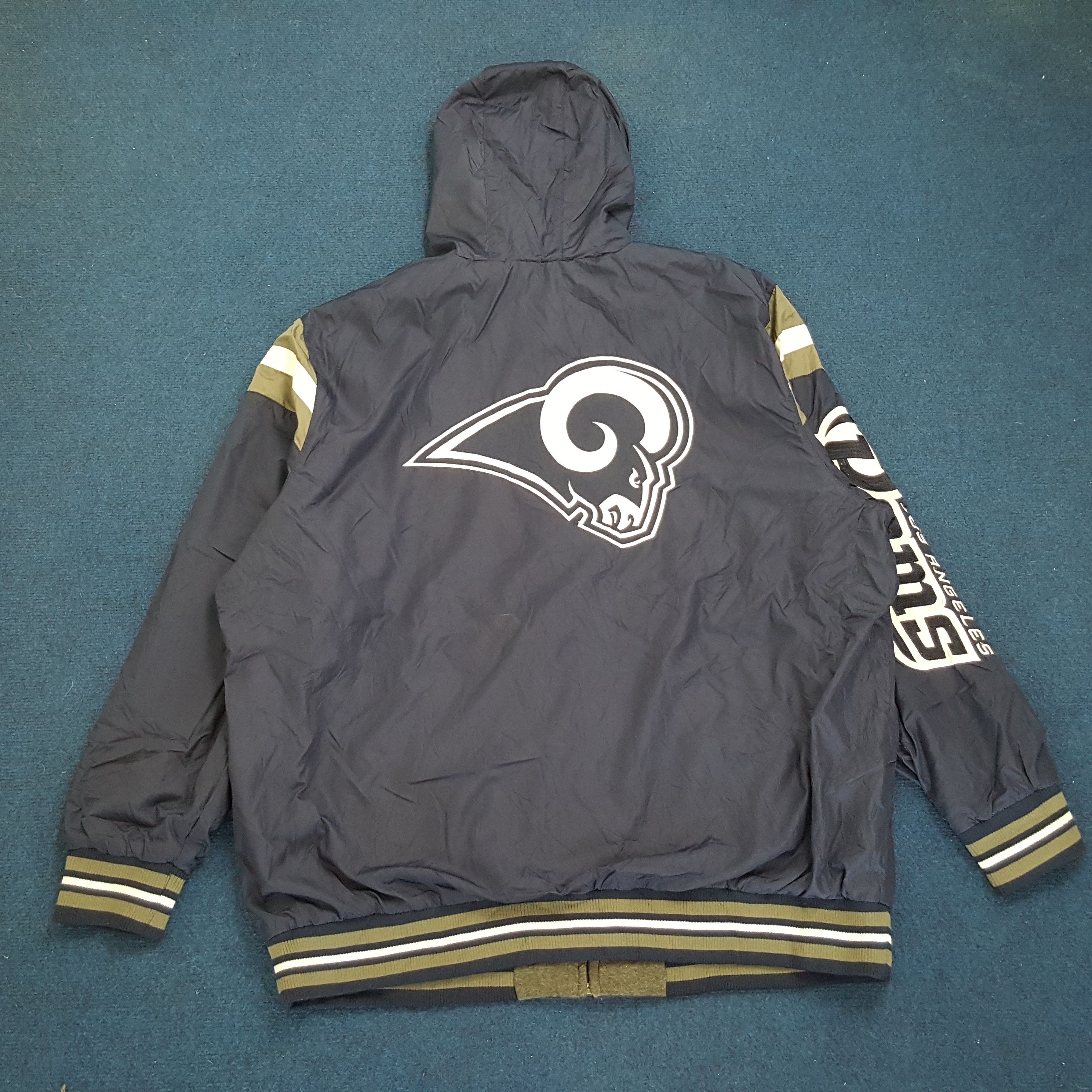 NFL × Vintage Vintage NFL Los Angles Rams Football Team Reversible Hoodies Size US XXL / EU 58 / 5 - 3 Thumbnail