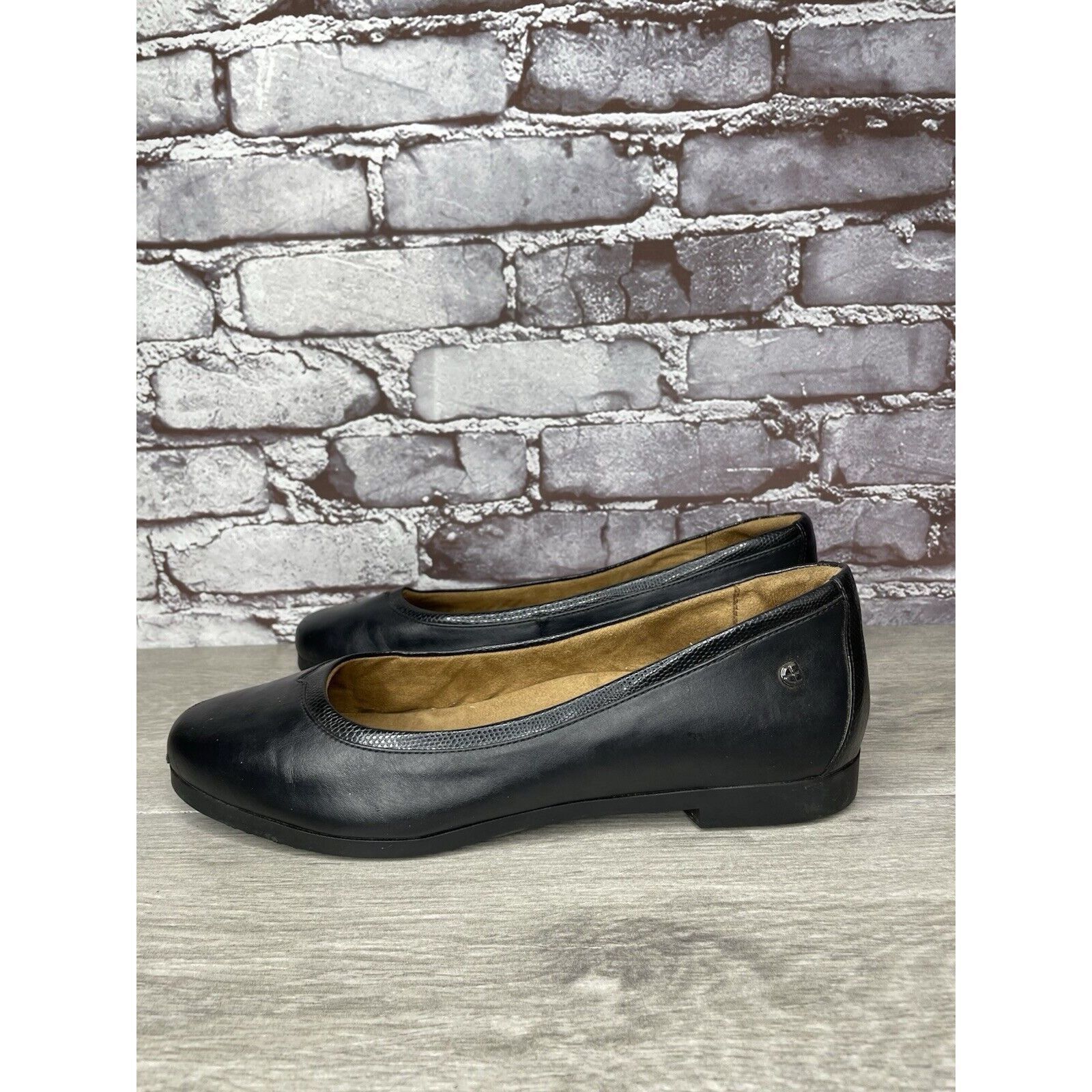 Other Shoes For Crews 55315 Reese Black Leather Work Slip Flats Wo Size US 11 / IT 41 - 12 Thumbnail