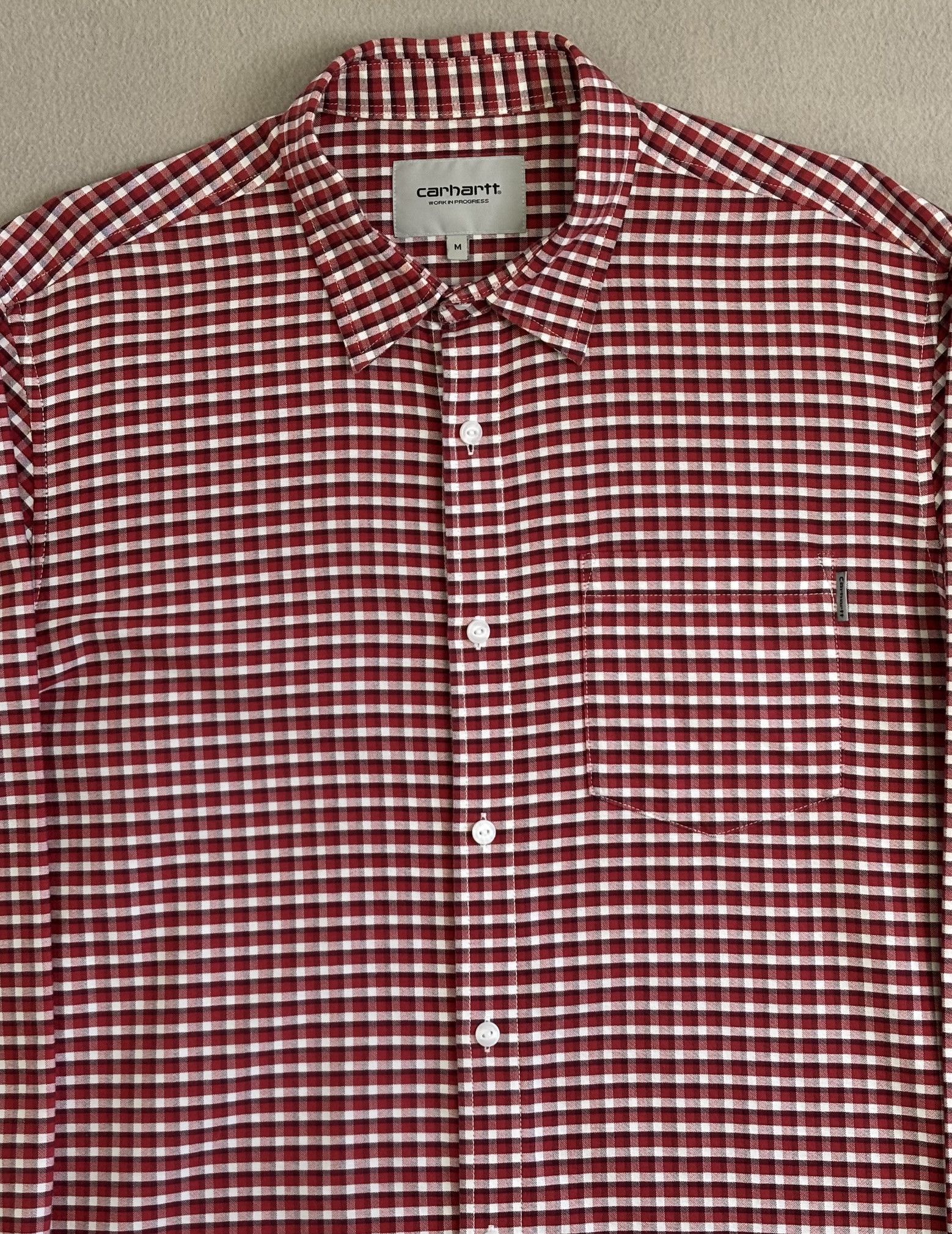 Carhartt Wip Carhartt WIP shirt red check medium Size US M / EU 48-50 / 2 - 6 Thumbnail