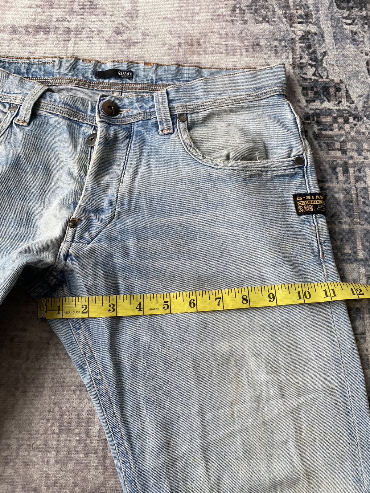 G-Star G Star Raw 3301 Distressed Denim Size US 32 / EU 48 - 16 Thumbnail