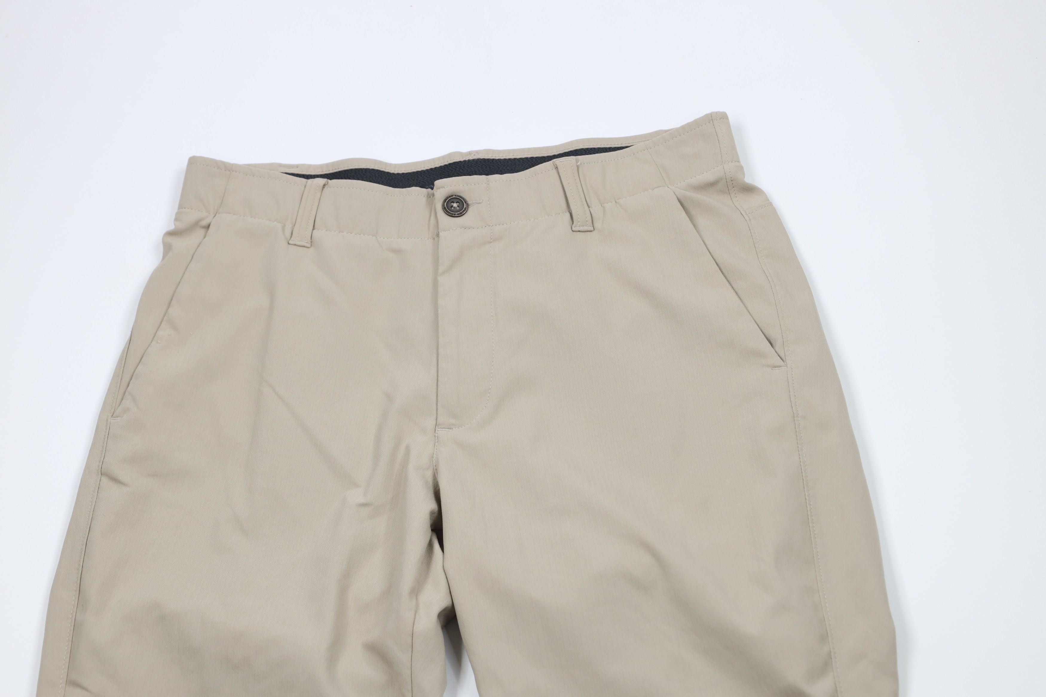 Under Armour × Vintage Under Armour Herringbone UA Showdown Golf Pants Beige Size US 32 / EU 48 - 2 Thumbnail