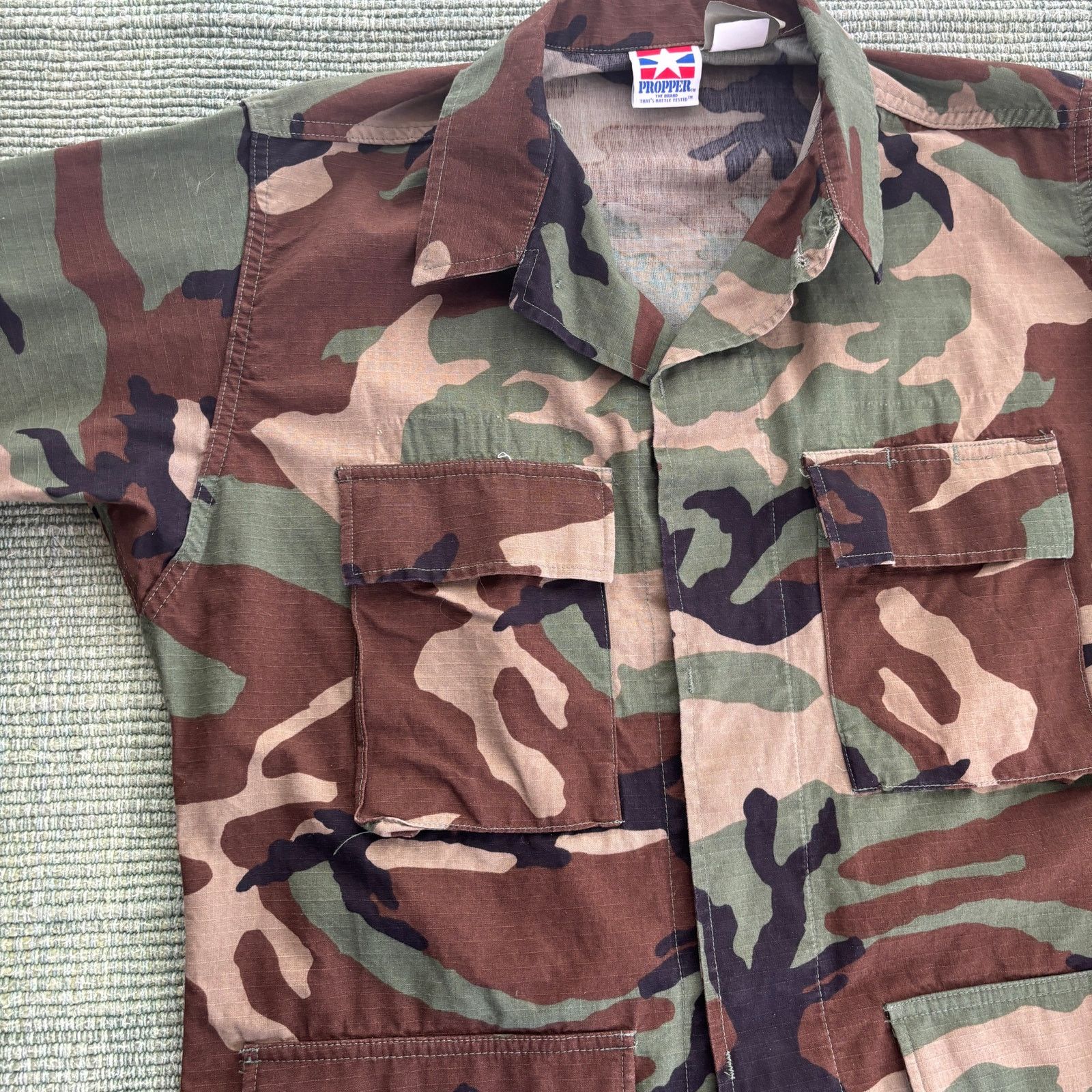Propper × Vintage Vintage Civilian Issue Camo Four Pocket Military Jacket Sz M Size US M / EU 48-50 / 2 - 6 Thumbnail