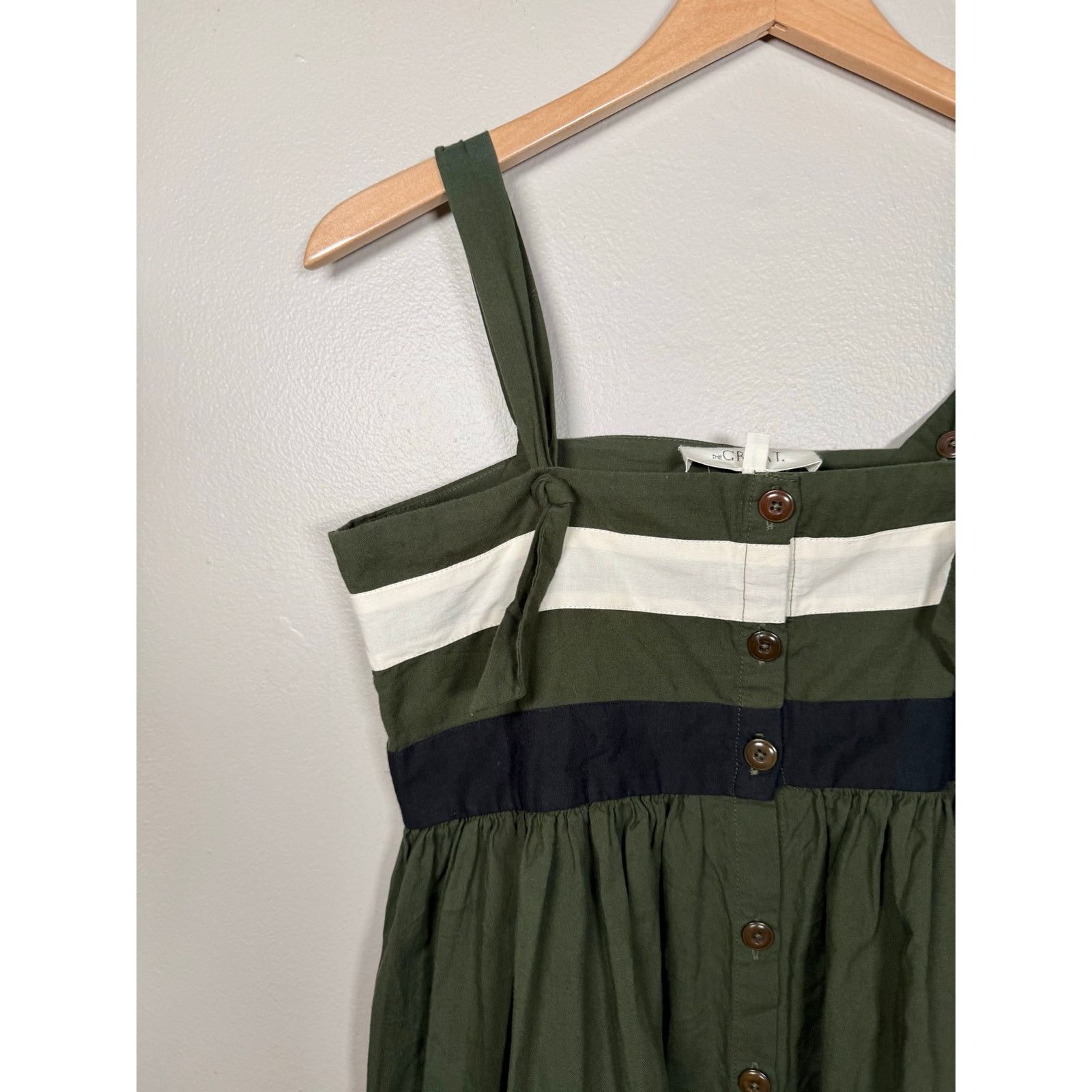 THE GREAT The Great. Horizon Dress in Army size M $295 Size M / US 6-8 / IT 42-44 - 5 Thumbnail