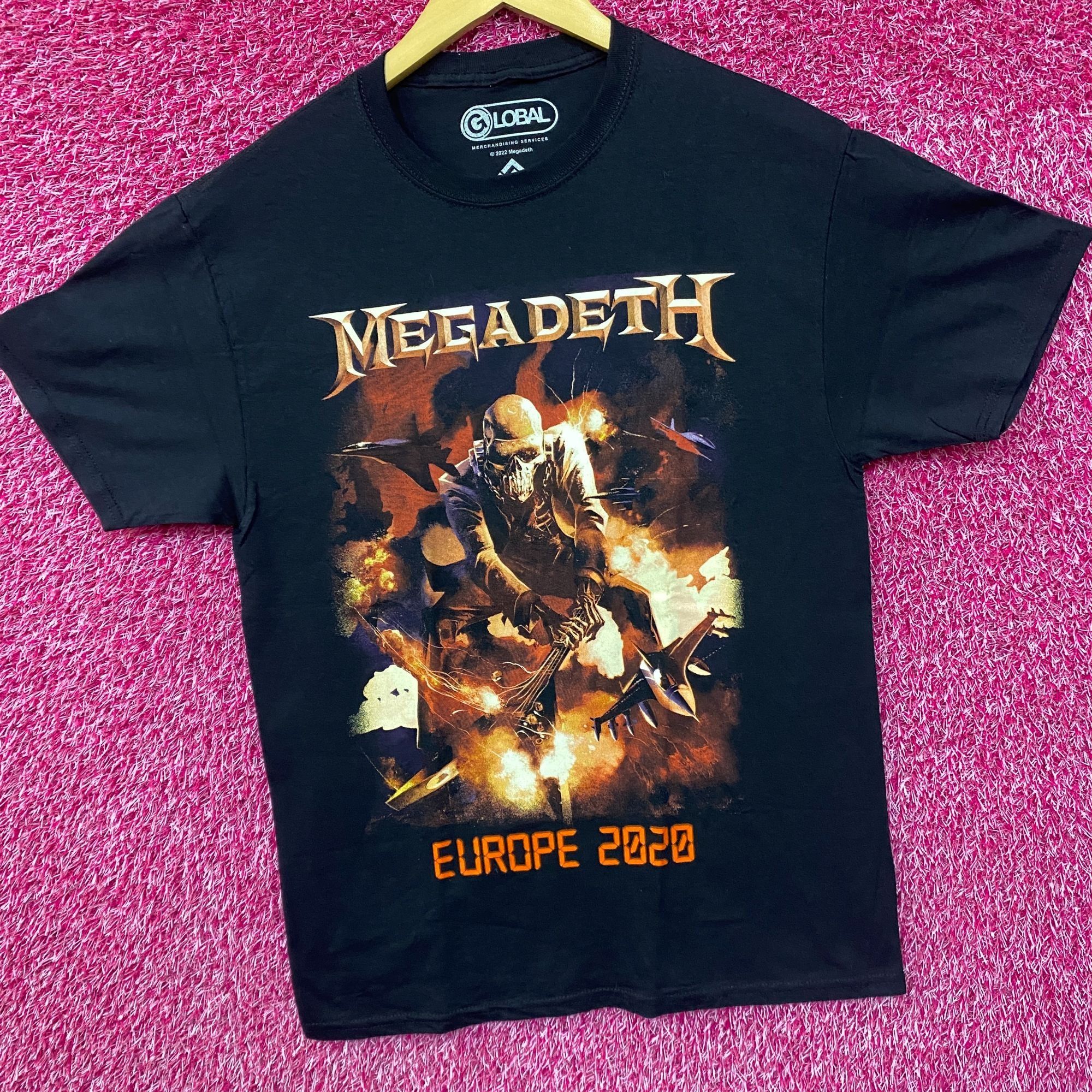 Megadeth Megadeth Smash Guitar Europe Tour 2020 T-Shirt Medium Size US M / EU 48-50 / 2 - 3 Thumbnail