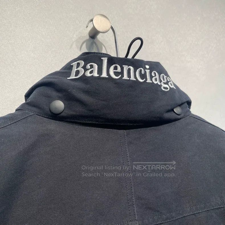 Balenciaga Balenciaga Solid Zip Parka Coat Size US S / EU 44-46 / 1 - 4 Thumbnail