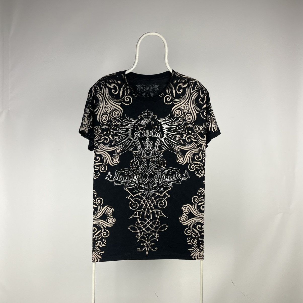 Affliction Konflic tshirt crazy shirt band tee size Large Size US L / EU 52-54 / 3 - 1 Thumbnail