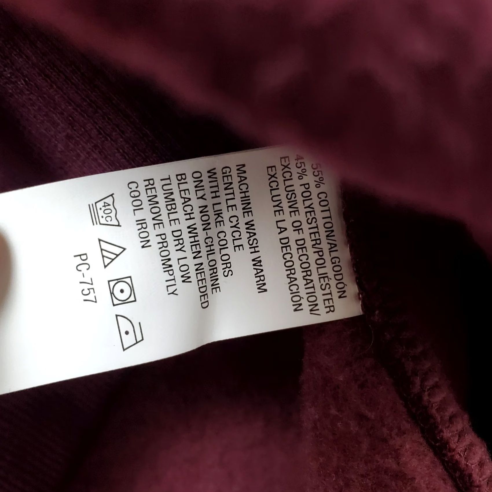 Izod IZOD Mens Sweatshirt Burgundy Fleece Lined Embroidered Logo 1/4 Zip XL/XXL Size: Mens Size 2XL Size US XXL / EU 58 / 5 - 7 Thumbnail
