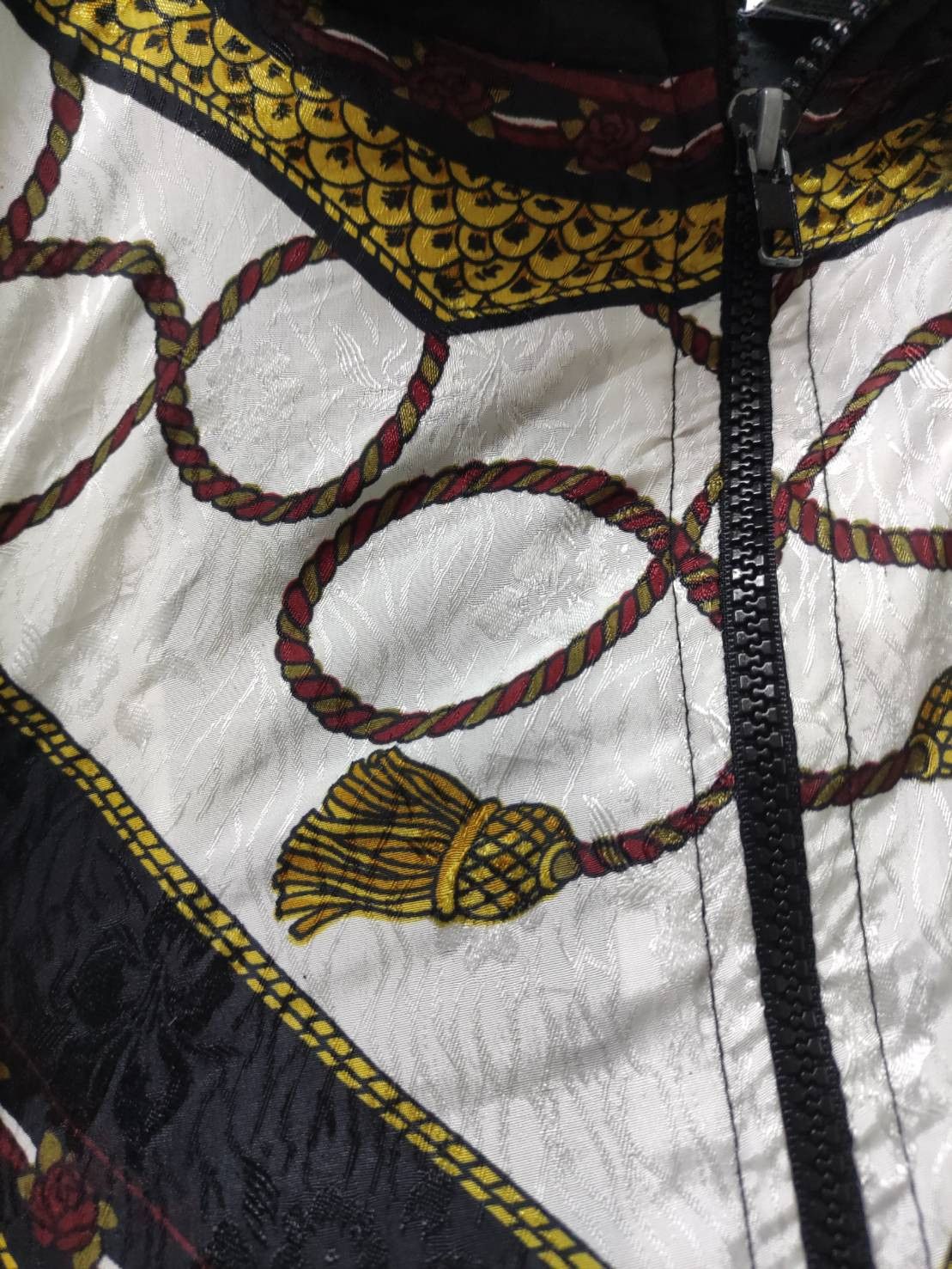 Vintage Vintage Lauren brooke Baroque Quilted Gold Jacket Size US L / EU 52-54 / 3 - 3 Thumbnail