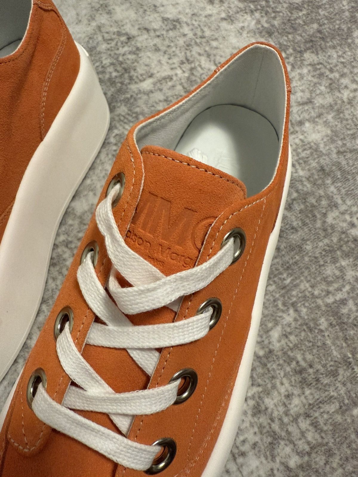 MM6 MM6 Maison Margiela Suede Low-Top Sneakers Size US 9 / IT 39 - 6 Thumbnail