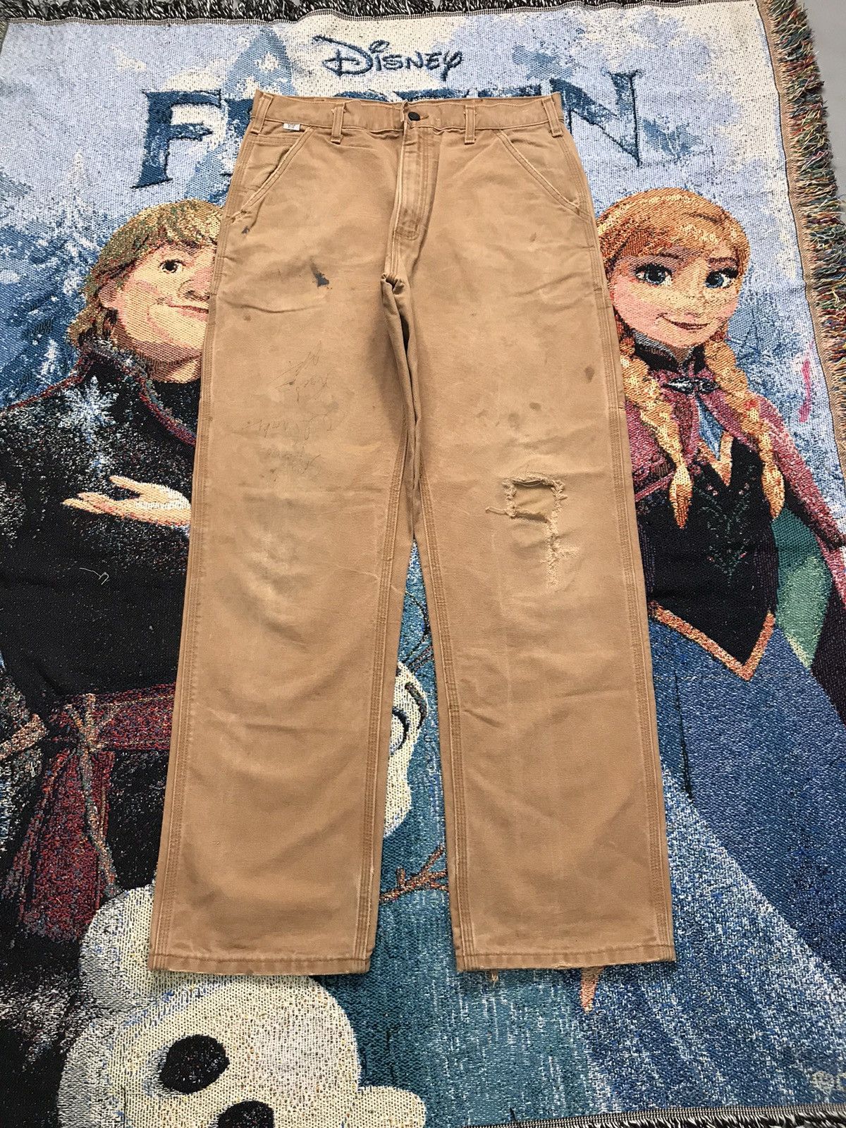 Vintage Carhartt FRB229 BRN carpenter workwear