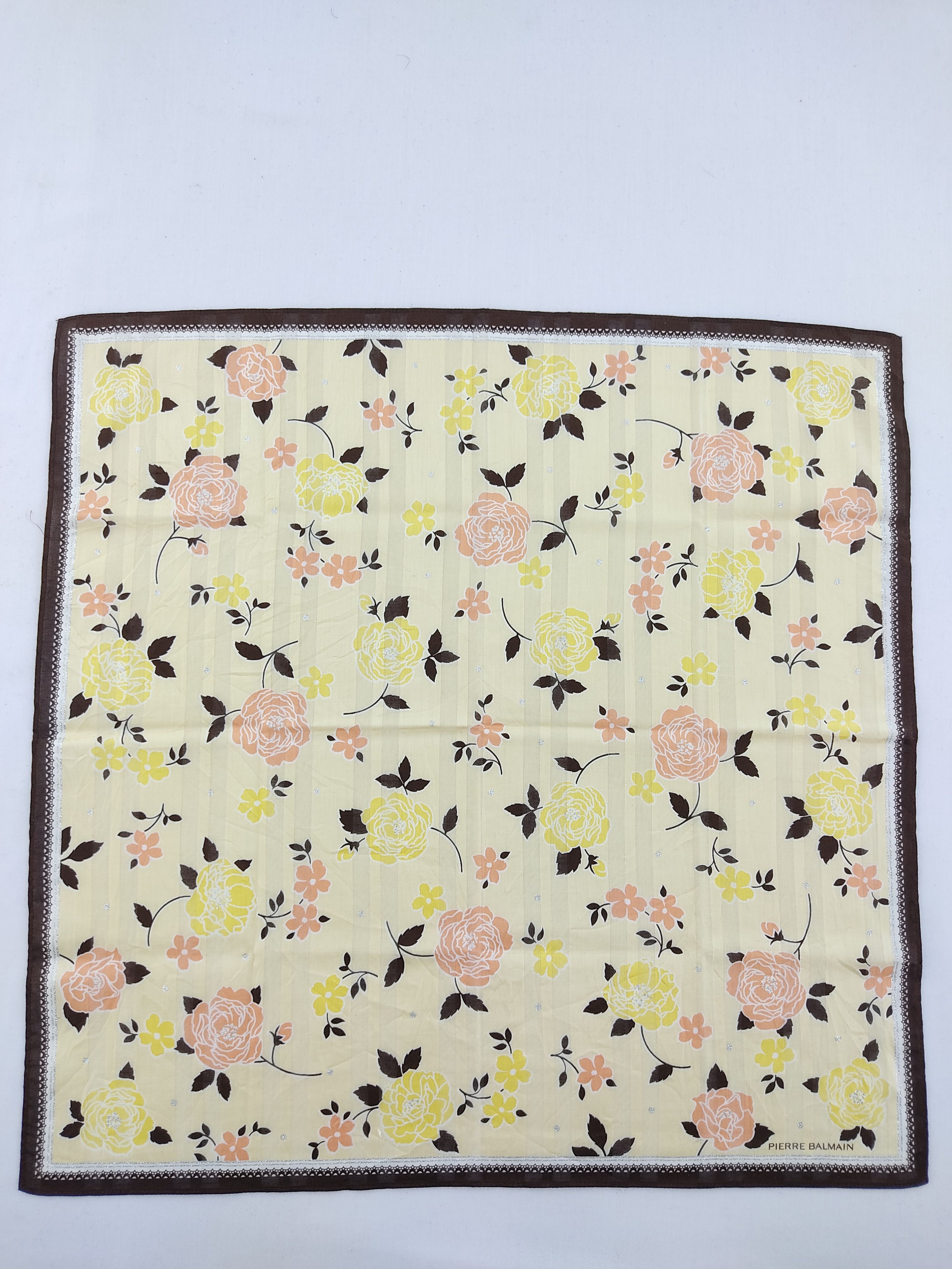 Pierre Balmain Vintage Pierre Balmain Handkerchief / Neckwear / Bandana Size ONE SIZE - 1 Thumbnail
