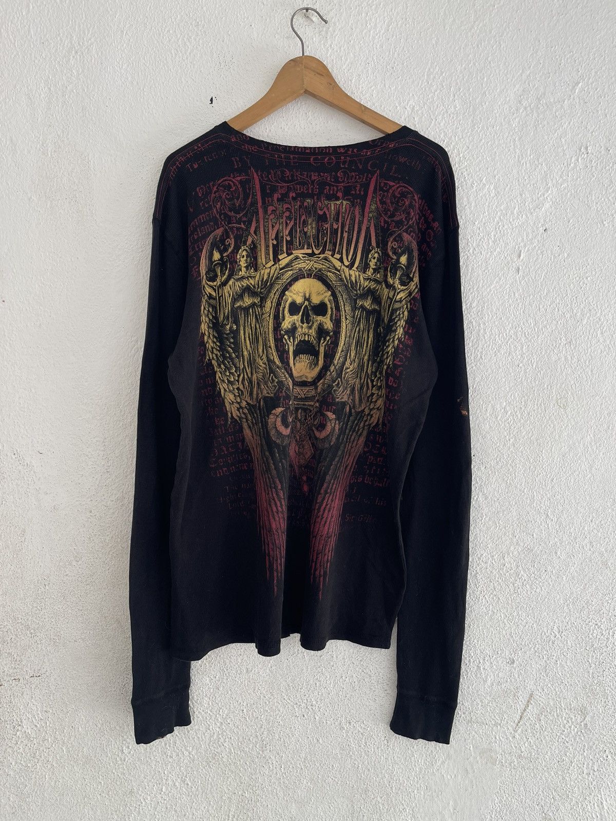 Affliction Skull Thermal Longsleeve