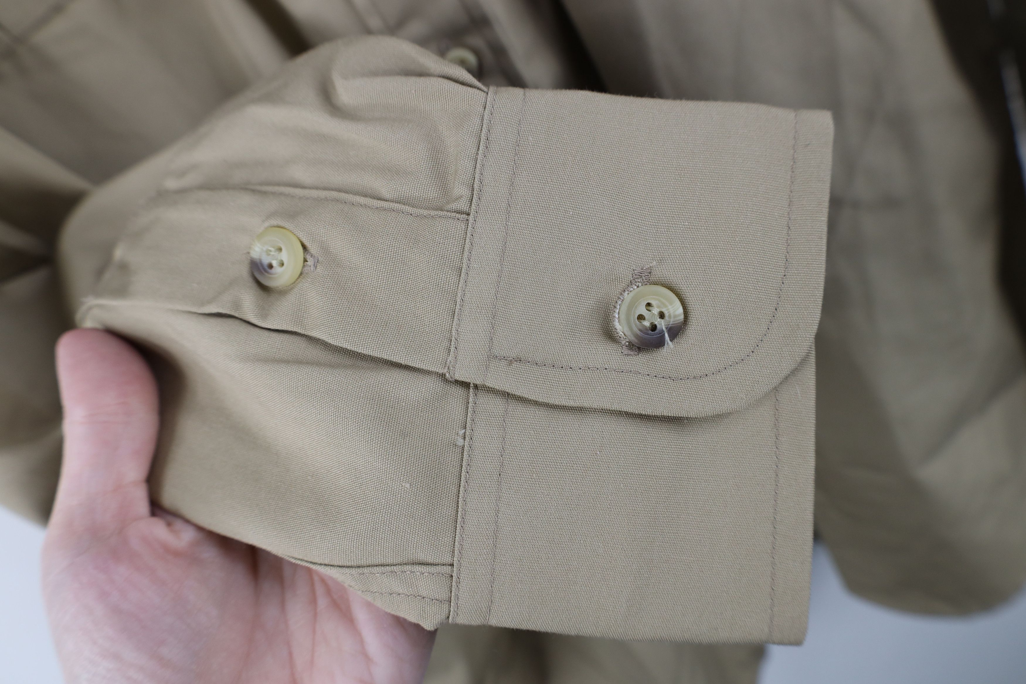 Vintage Vintage 70s Streetwear Band Collar Safari Bush Button Shirt Size US XXL / EU 58 / 5 - 10 Thumbnail