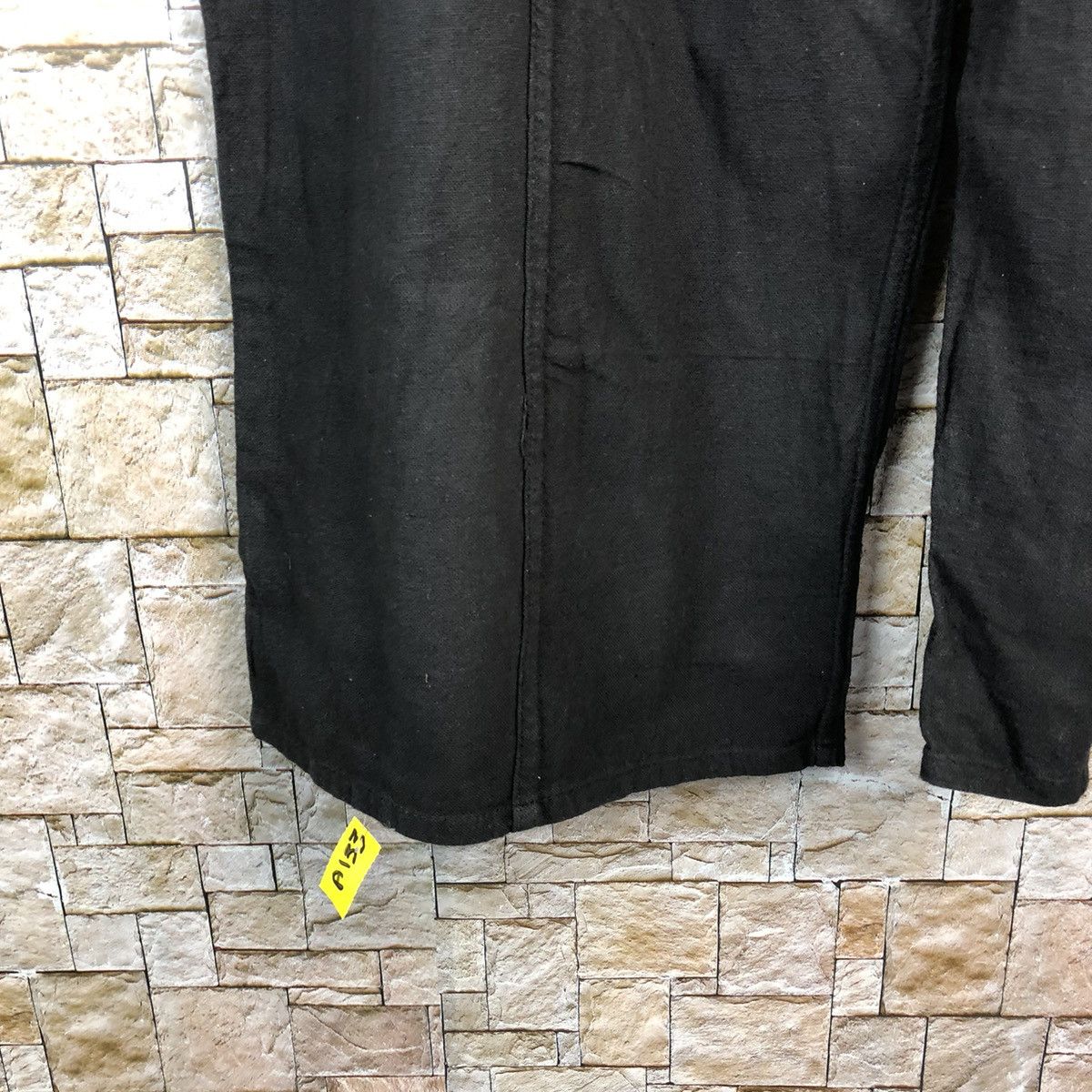 Japanese Brand Amina double waist art design Black Pants #A133 Size US 32 / EU 48 - 8 Thumbnail