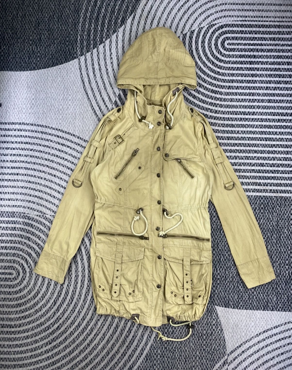 Le Grande Bleu (L.G.B.) Heaven & Earth Multipocket Bondage Parka Jacket Size US S / EU 44-46 / 1 - 1 Thumbnail