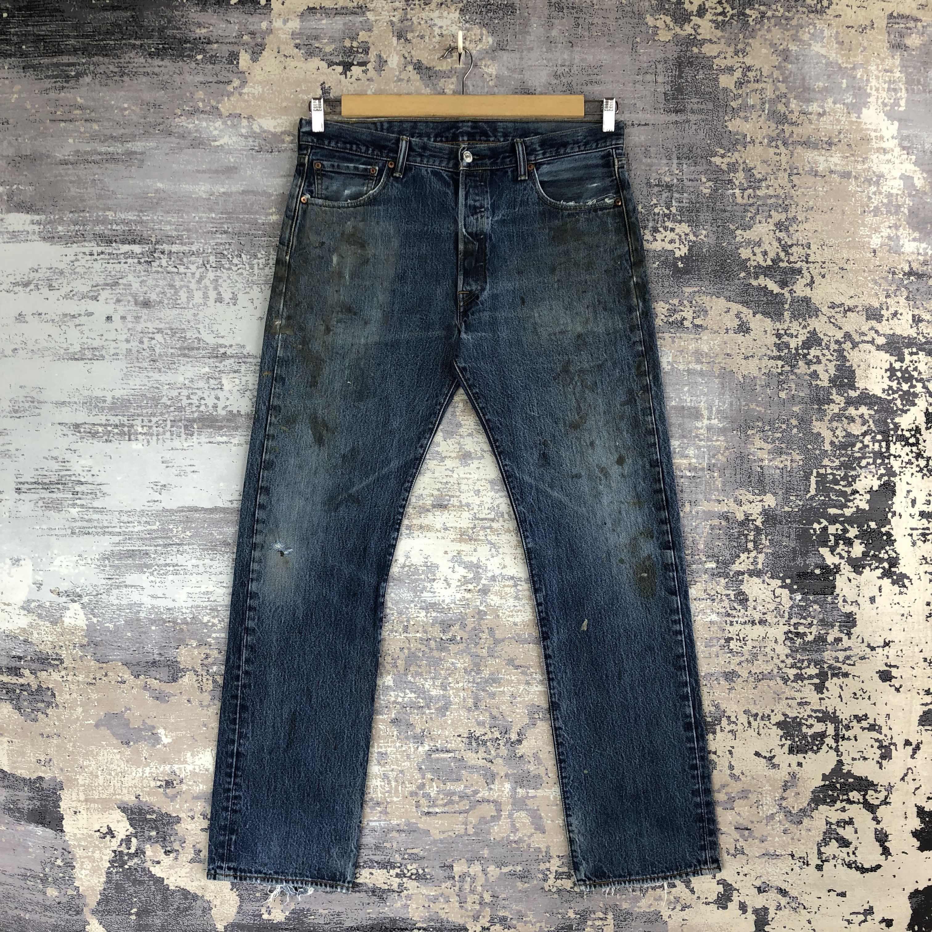 Levi's Vintage Levis 501 Jeans Levi's Dirty Stone Wash Denim Size US 36 / EU 52 - 1 Thumbnail