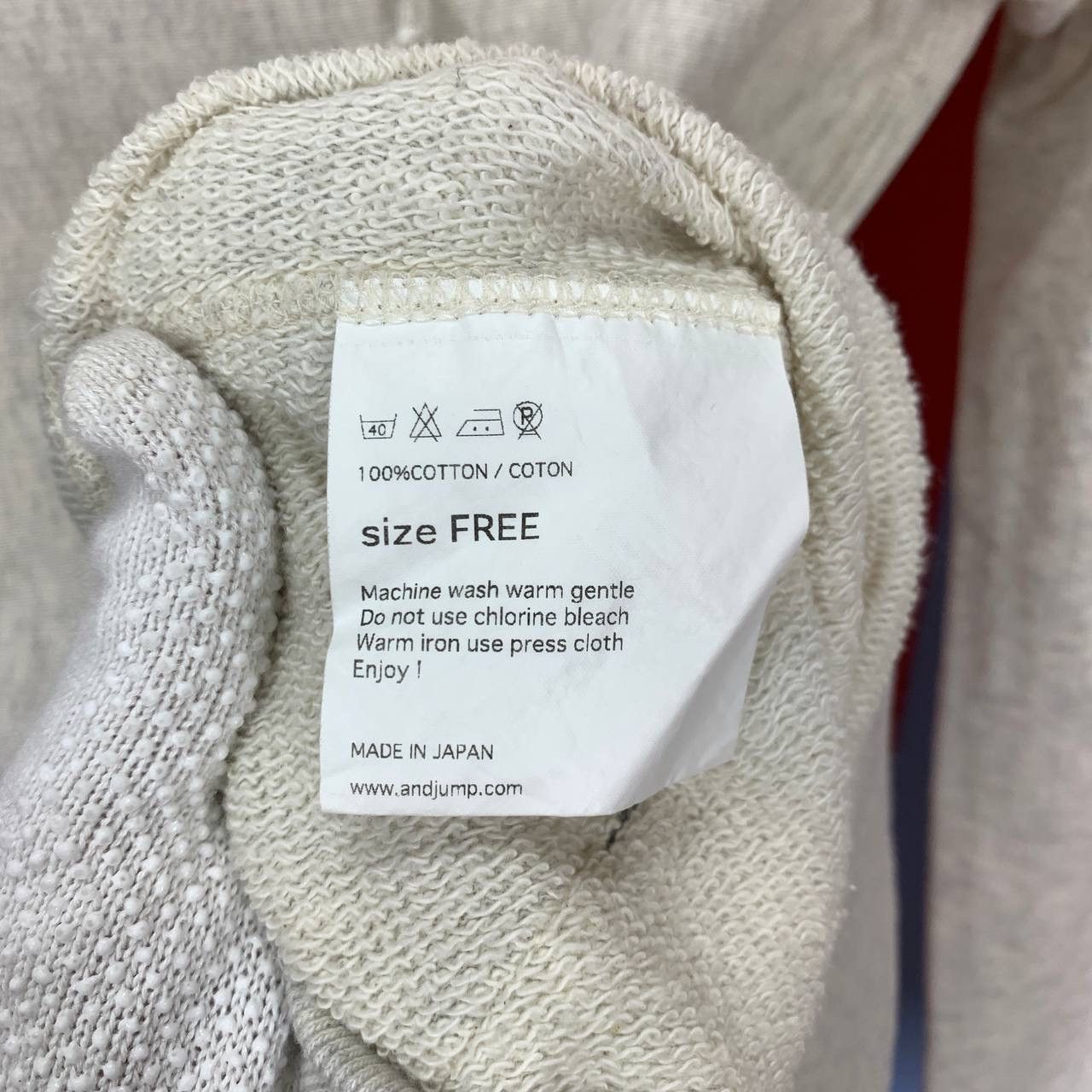 Japanese Brand ...AND JUMP Work Wear Japan Hoodie Pullover #2428-13 Size US XS / EU 42 / 0 - 7 Thumbnail