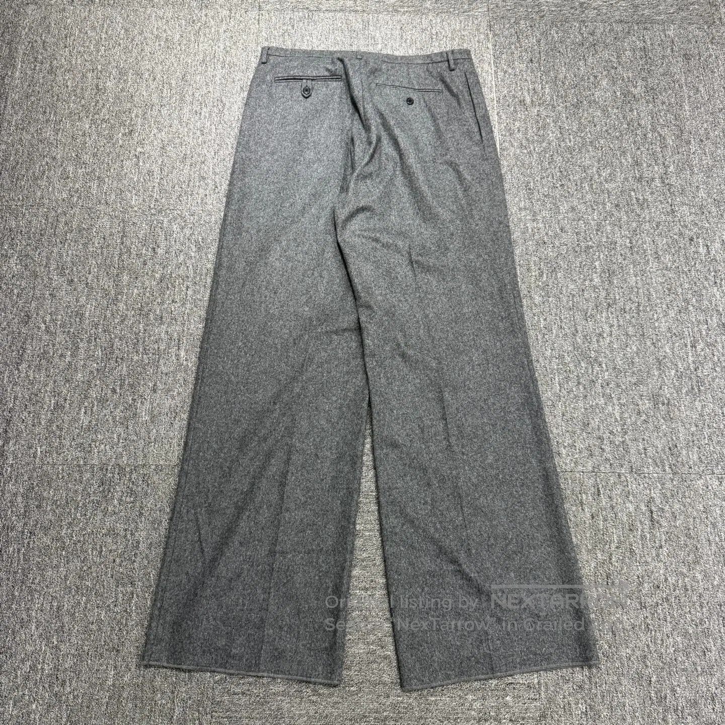 Prada Prada Broad-leg wool casual pants| Size US 32 / EU 48 - 2 Thumbnail