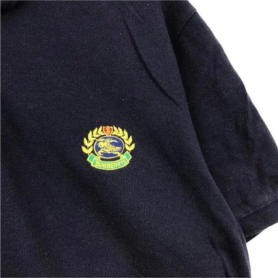 Burberry Vtg 90’ BURBERRY OF LONDON Crest Logo Polo Tee Shirt Size US L / EU 52-54 / 3 - 5 Thumbnail