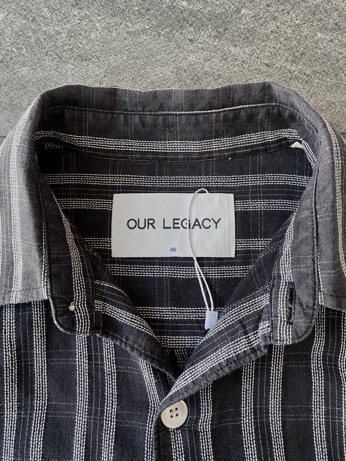 Our Legacy FREE TAX! Cropped Striped Ls Shirts Size US S / EU 44-46 / 1 - 8 Thumbnail