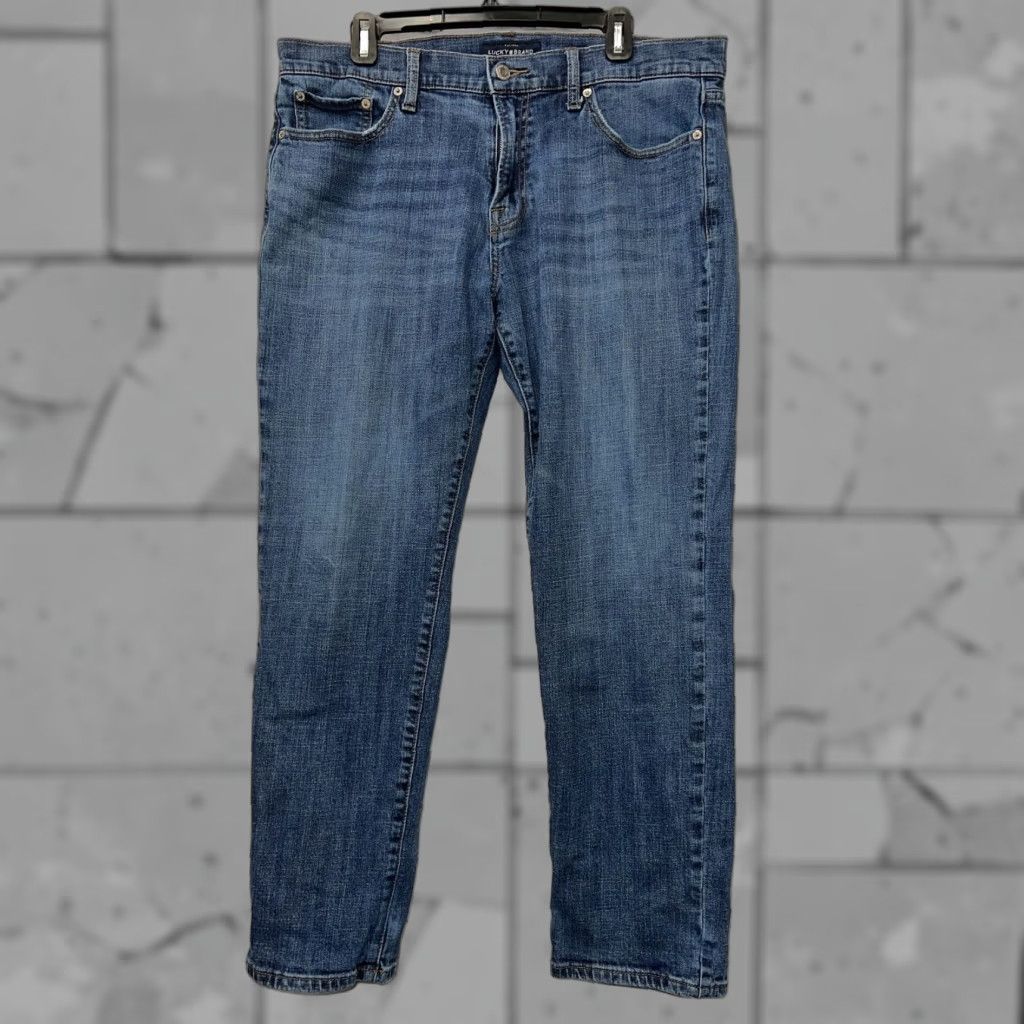 Lucky Brand Lucky Brand 221 Straight Jeans Mens 36x30 Blue Size US 36 / EU 52 - 1 Thumbnail