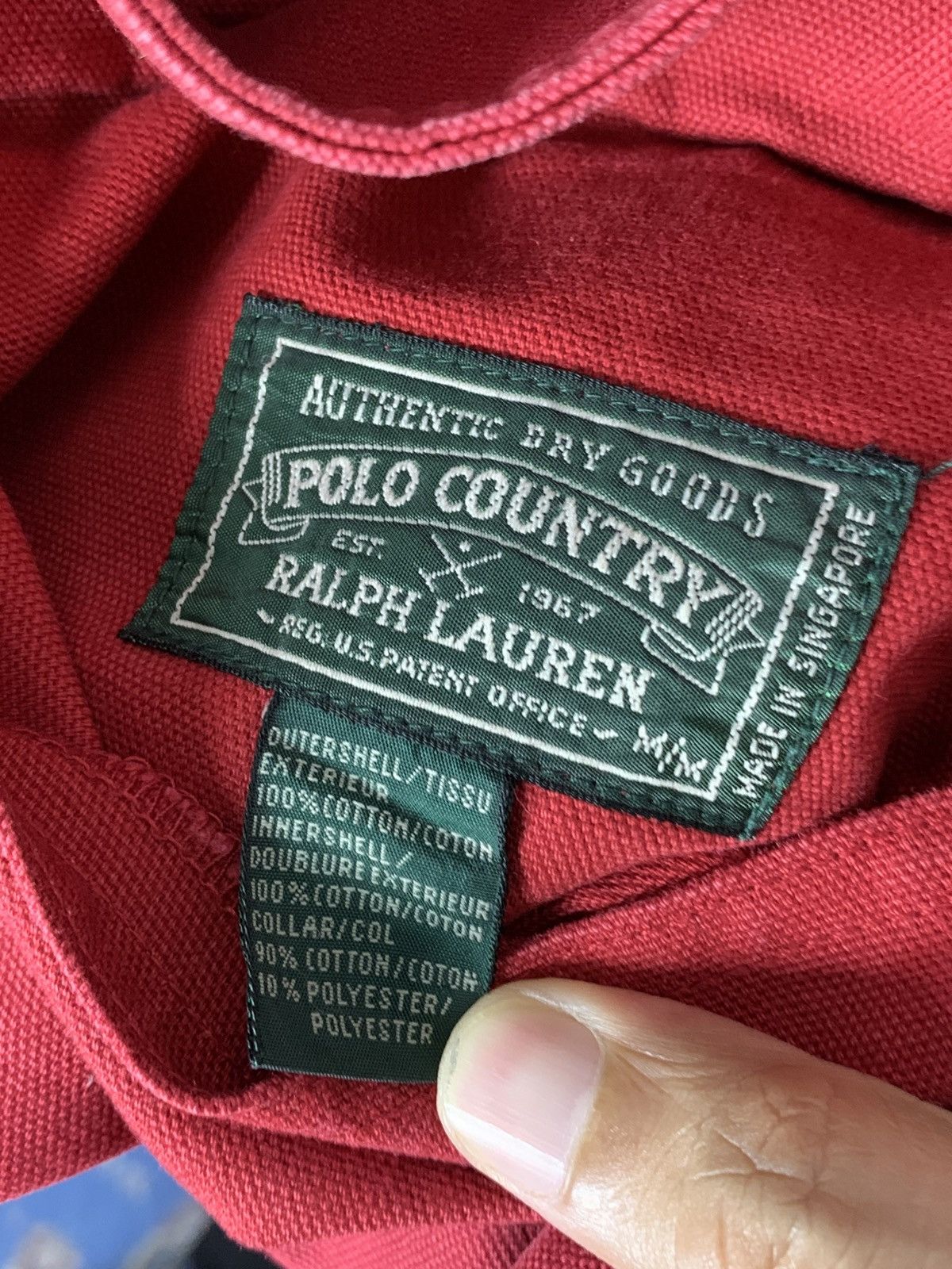 Polo Ralph Lauren VINTAGE POLO COUNTRY HUNTING DUCK CANVAS REVERSIBLE Size US L / EU 52-54 / 3 - 21 Thumbnail