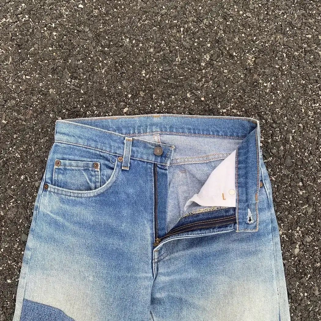 Levi's 💥 1980’s Vintage Levi’s 505 Jeans Custom Made W28 L30 Pants Size US 28 / EU 44 - 4 Thumbnail