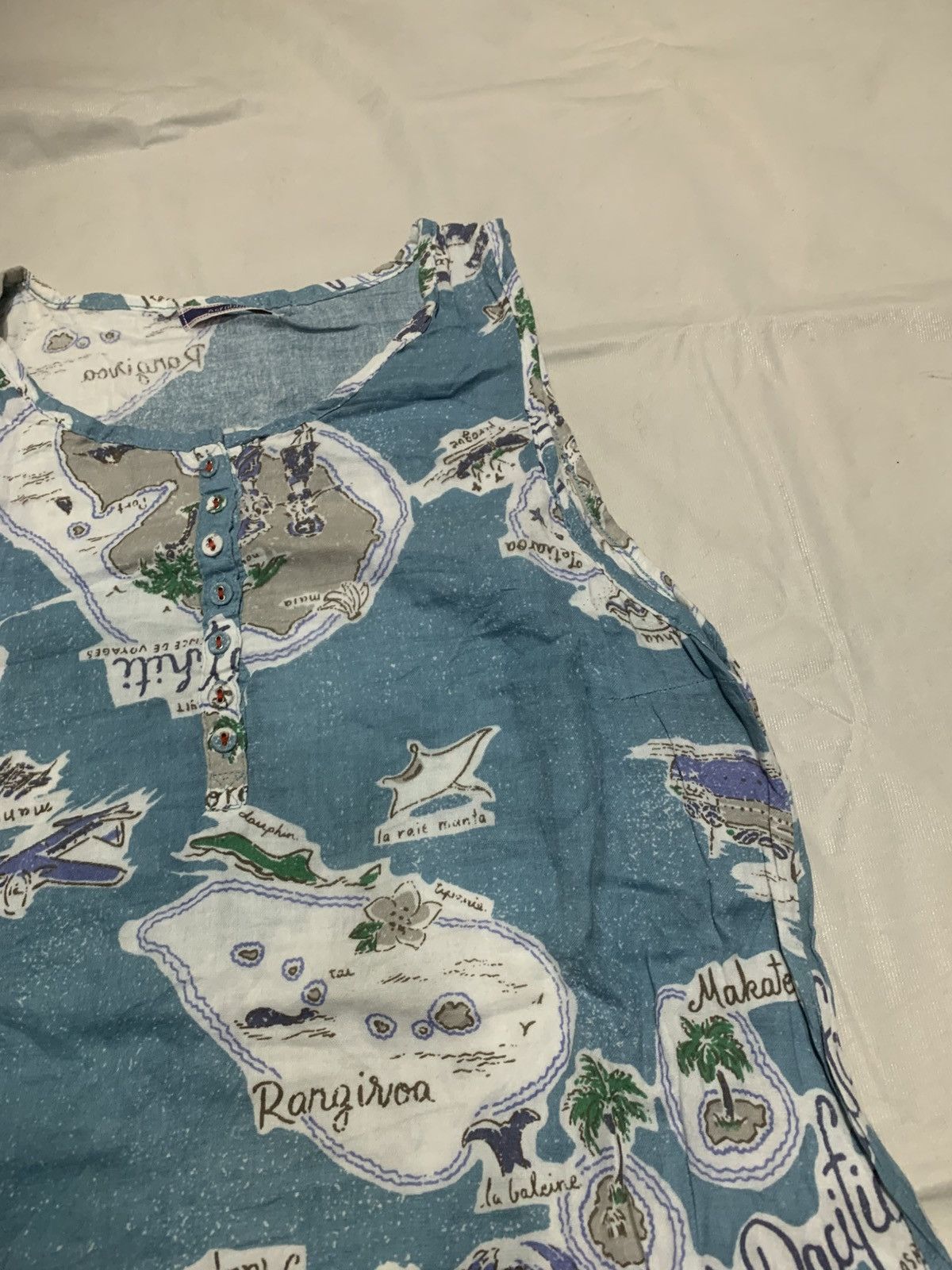 Japanese Brand Japanese South Pacific AOP TankTop Tee Size US M / EU 48-50 / 2 - 4 Thumbnail