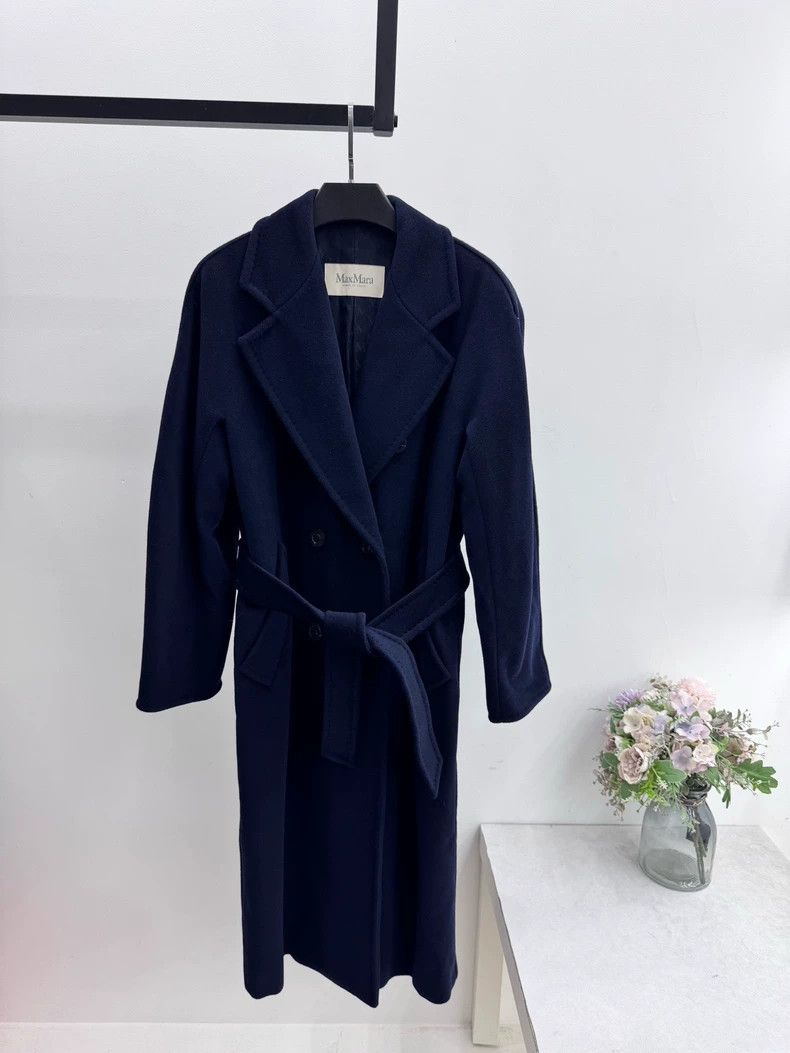 Max Mara Max Mara Long 101801 Dark Blue Size S / US 4 / IT 40 - 1 Thumbnail