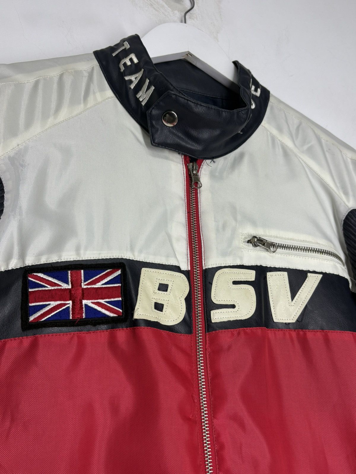 Vintage Vintage Racing Jacket Team World Championship England Size US L / EU 52-54 / 3 - 4 Thumbnail