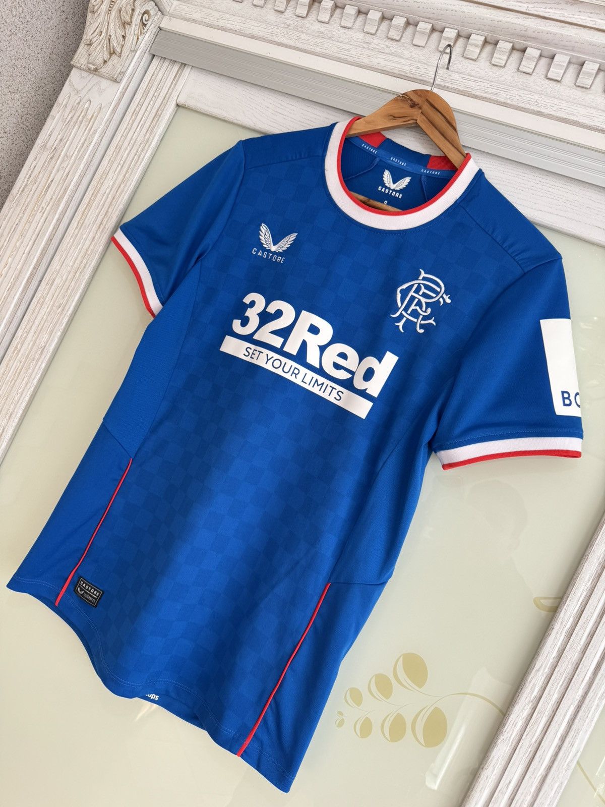 Castore Glasgow Rangers 2022-2023 Home Soccer Jersey Football Kit Size US S / EU 44-46 / 1 - 3 Thumbnail