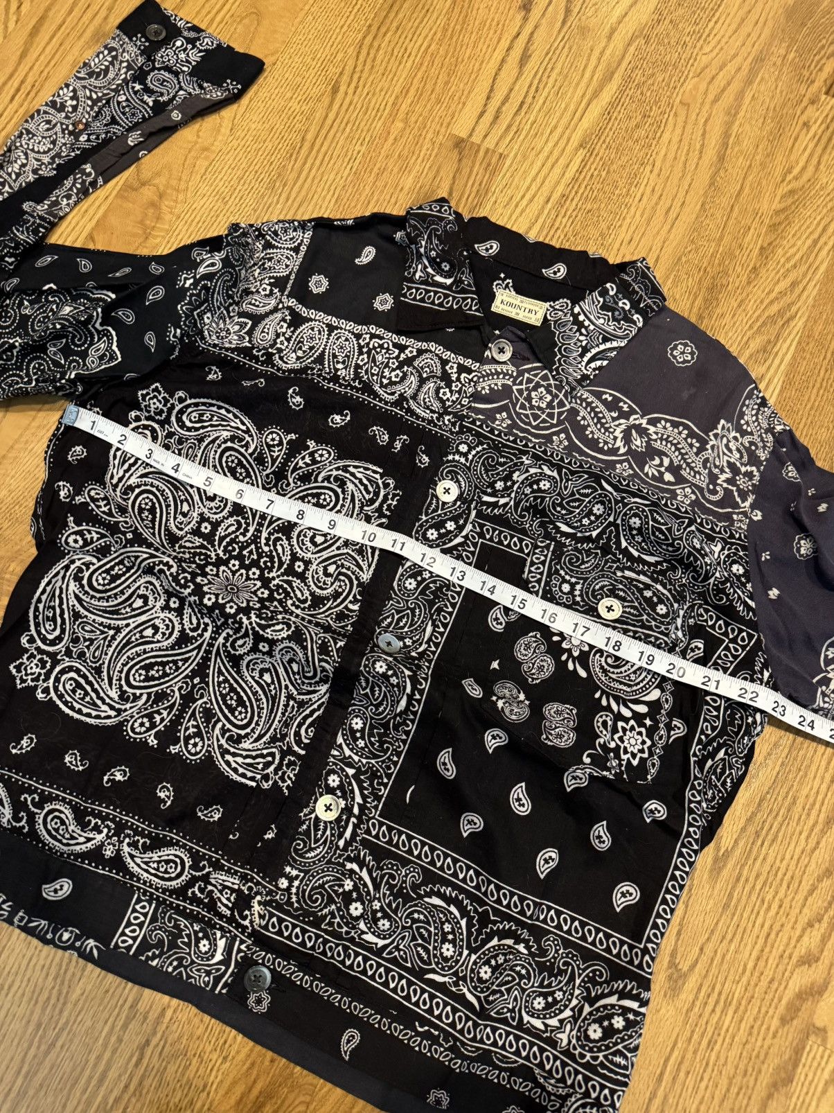 Kapital Kountry RARE 1 of 1 Kapital Kountry Bandana Patchwork Shirt Jacket Size US L / EU 52-54 / 3 - 5 Thumbnail