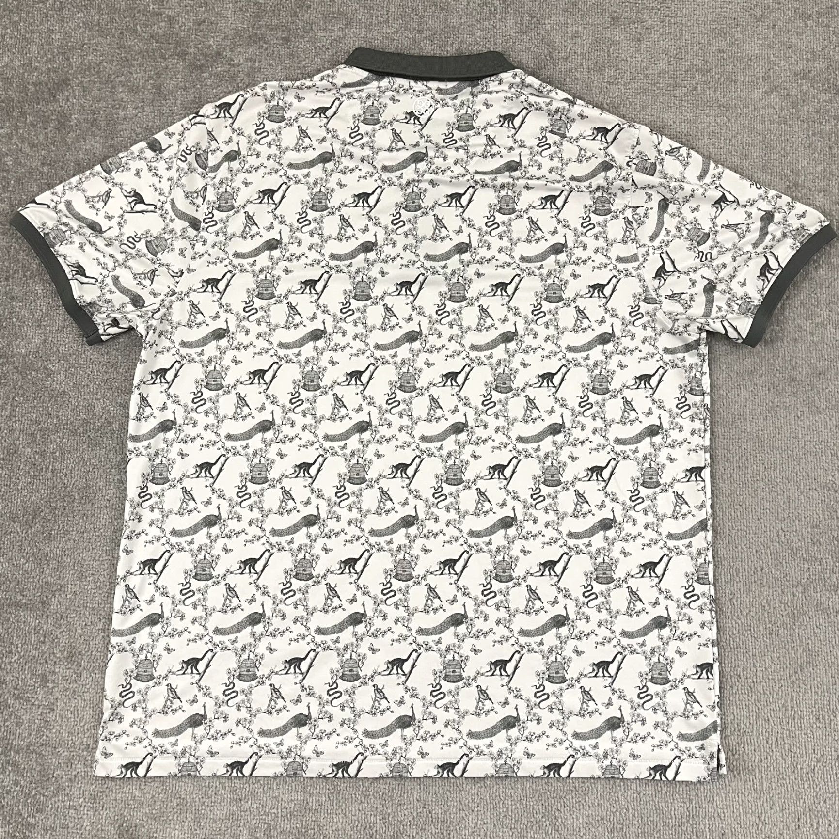 G/FORE G/FORE G4 Polo Shirt Mens 2XL White Snake Golf Performance Stretch Shirt Mens Regular Size 2XL White Snake Golf Size US XXL / EU 58 / 5 - 7 Thumbnail