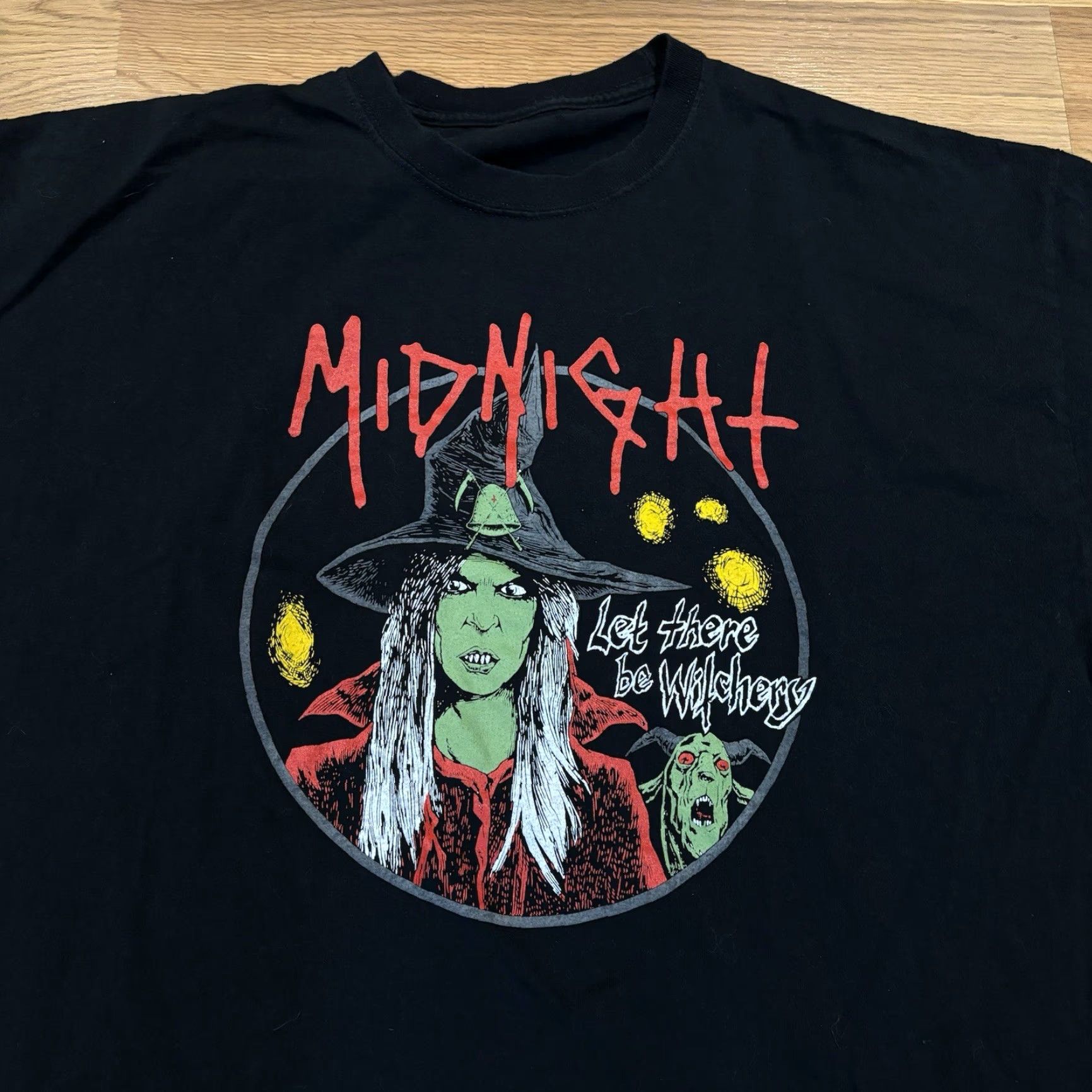 Vintage Midnight Let There Be Witchery 2022 Tour T Shirt Blasphemy and Witchery Sz XL Size US XL / EU 56 / 4 - 2 Thumbnail