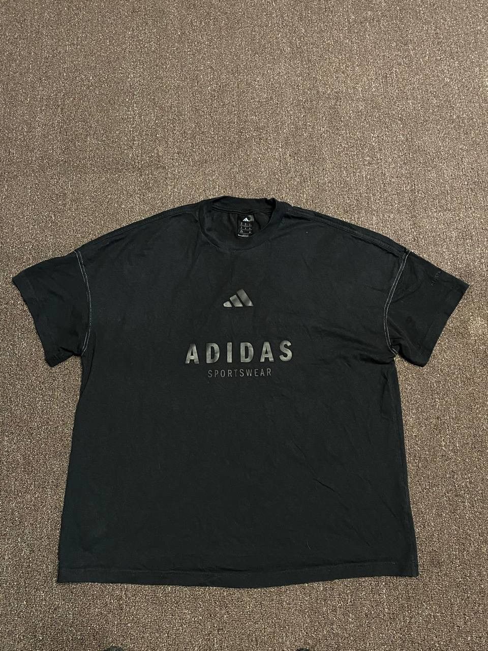 Adidas Adidas Sportswear Black T-Shirt Size US XL / EU 56 / 4 - 1 Thumbnail