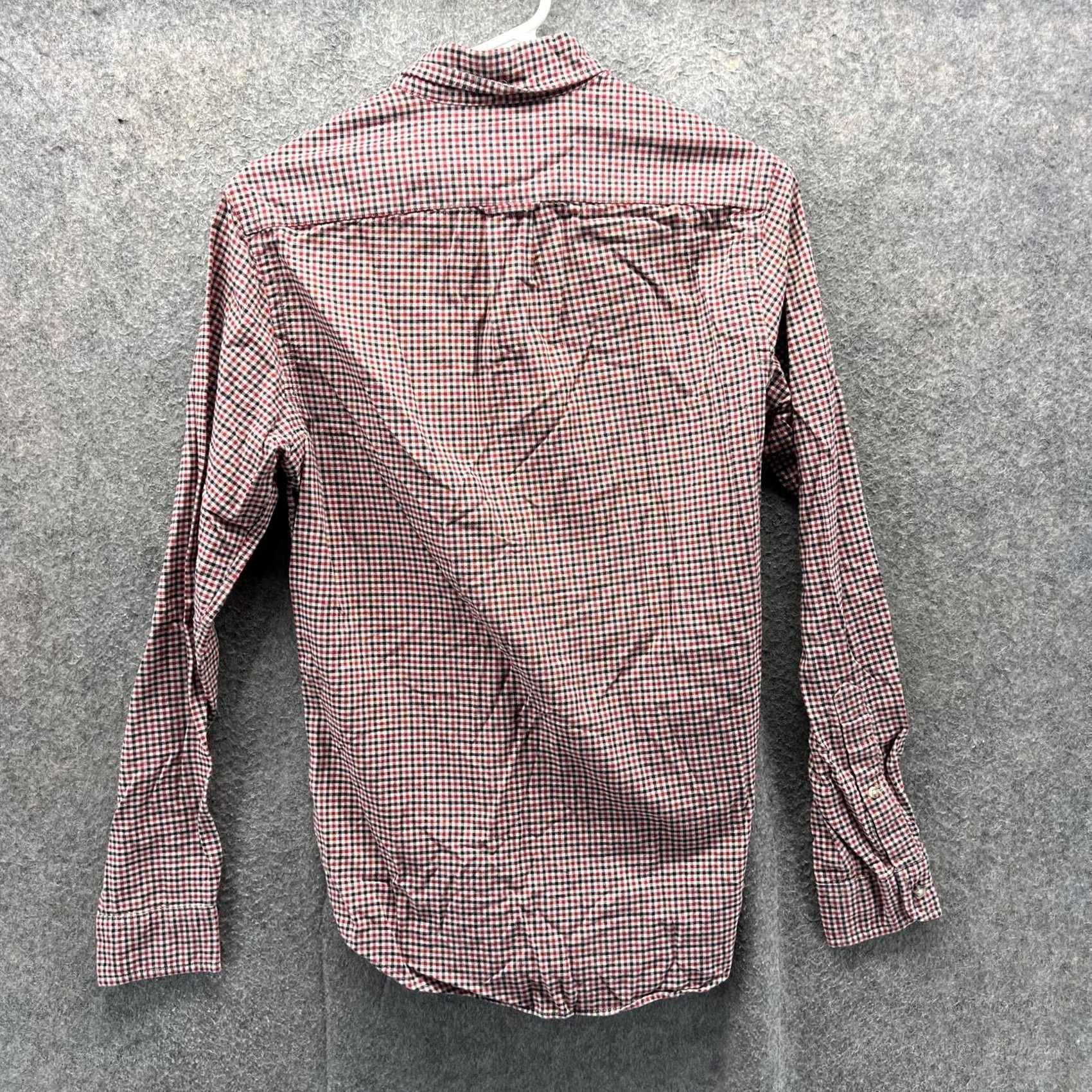 J.Crew J.Crew Shirt Mens XS Red Blue Gingham Slim Fit Long Sleeve Casual Button-Down Shirt Size US XS / EU 42 / 0 - 2 Thumbnail