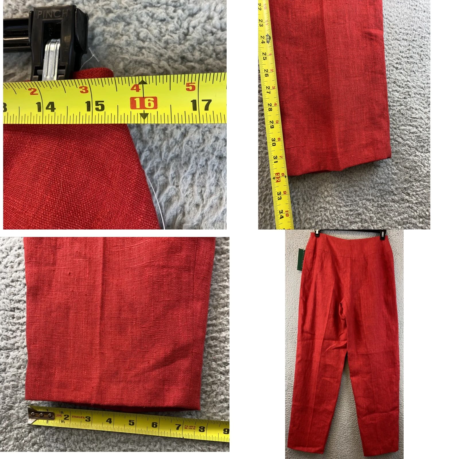 Vintage VINTAGE harvé benard Pants Dress Pants Women 10 Red 31" Waist 32" Inseam NWT Lenin/Business Casual Women Mens? Wait. Size 32" / US 10 / IT 46 - 8 Thumbnail