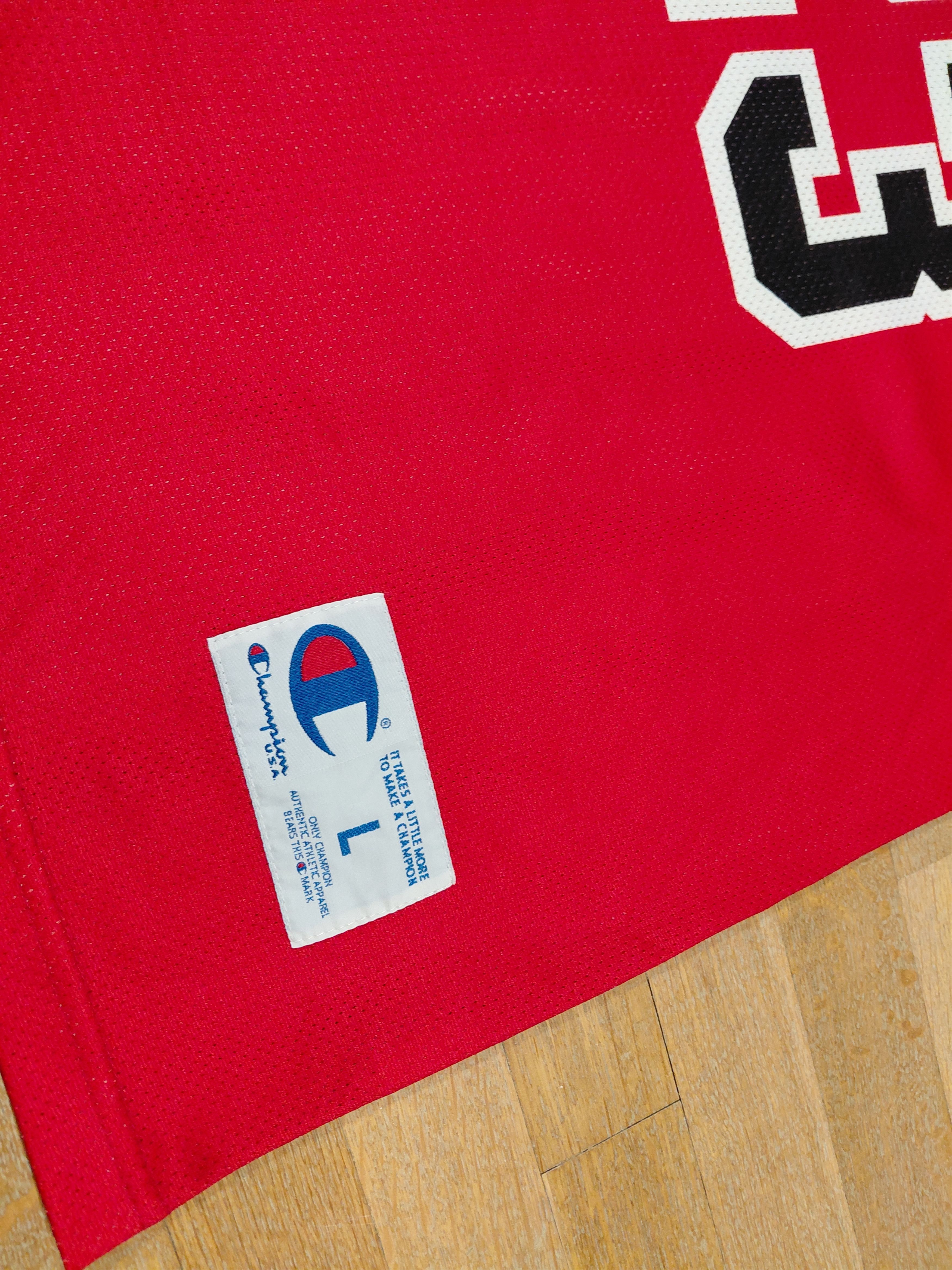 Champion Vintage Chicago Bulls 23 Jordan Champion Excellent Jersey Size US L / EU 52-54 / 3 - 2 Thumbnail