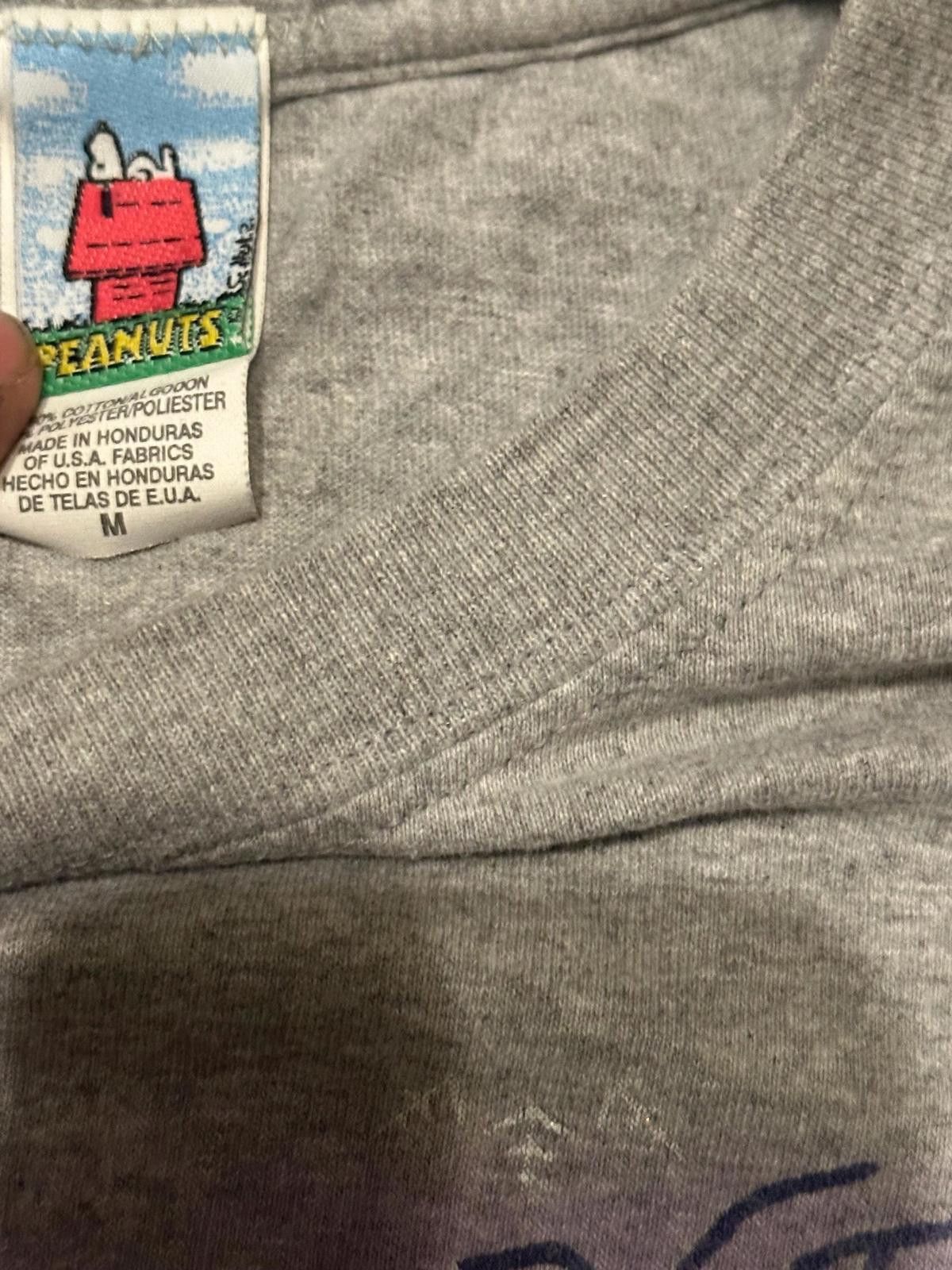 Fruit Of The Loom Vintage Peanuts Season's Greetings Graphic T-Shirt Size US L / EU 52-54 / 3 - 4 Thumbnail