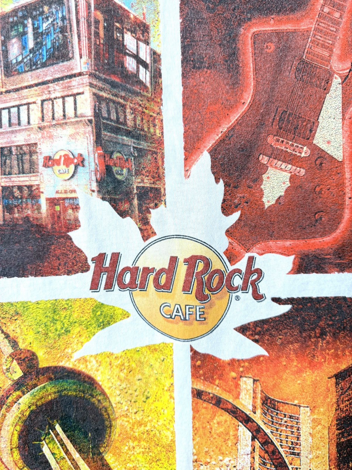 Hard Rock Cafe Vintage 1990’s Hard Rock Cafe Toronto T Shirt Size US XL / EU 56 / 4 - 9 Thumbnail