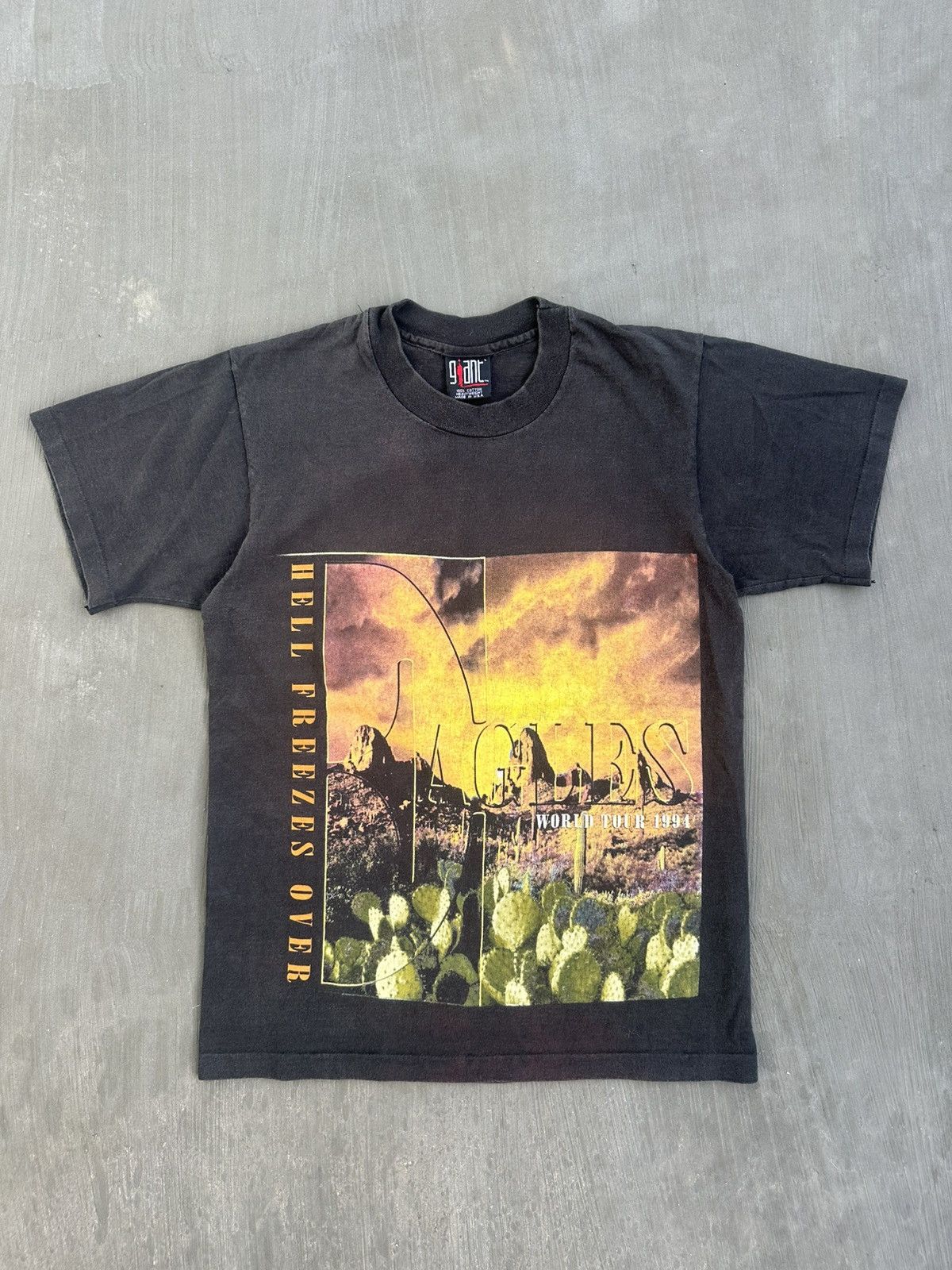 Vintage Eagles “Hell Frezzes over” 1994 World Tour Tee Size US S / EU 44-46 / 1 - 1 Thumbnail