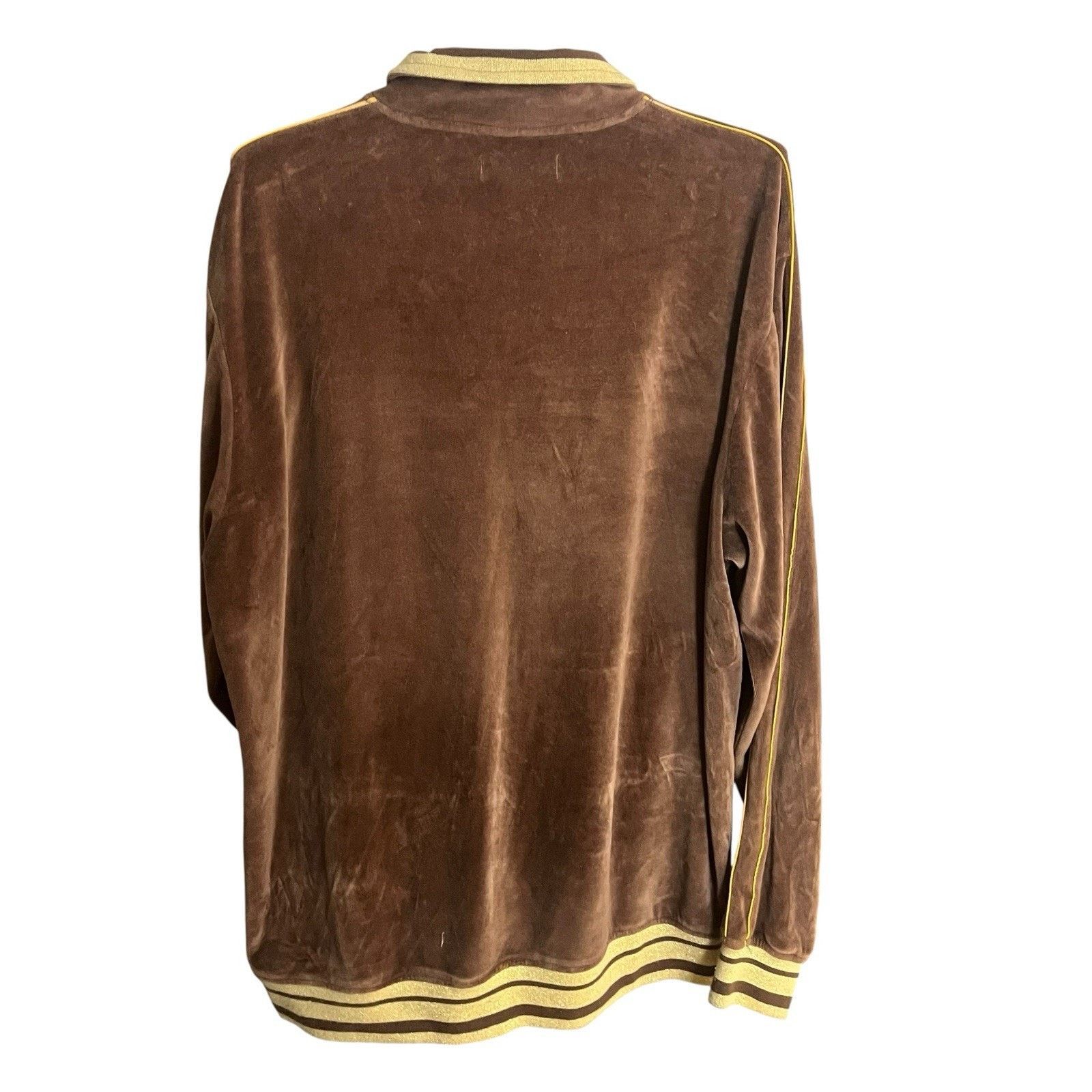 Stacy Adams VTG Stacy Adams men's XL brown full zip fleece tracksuit Size US XL / EU 56 / 4 - 2 Thumbnail