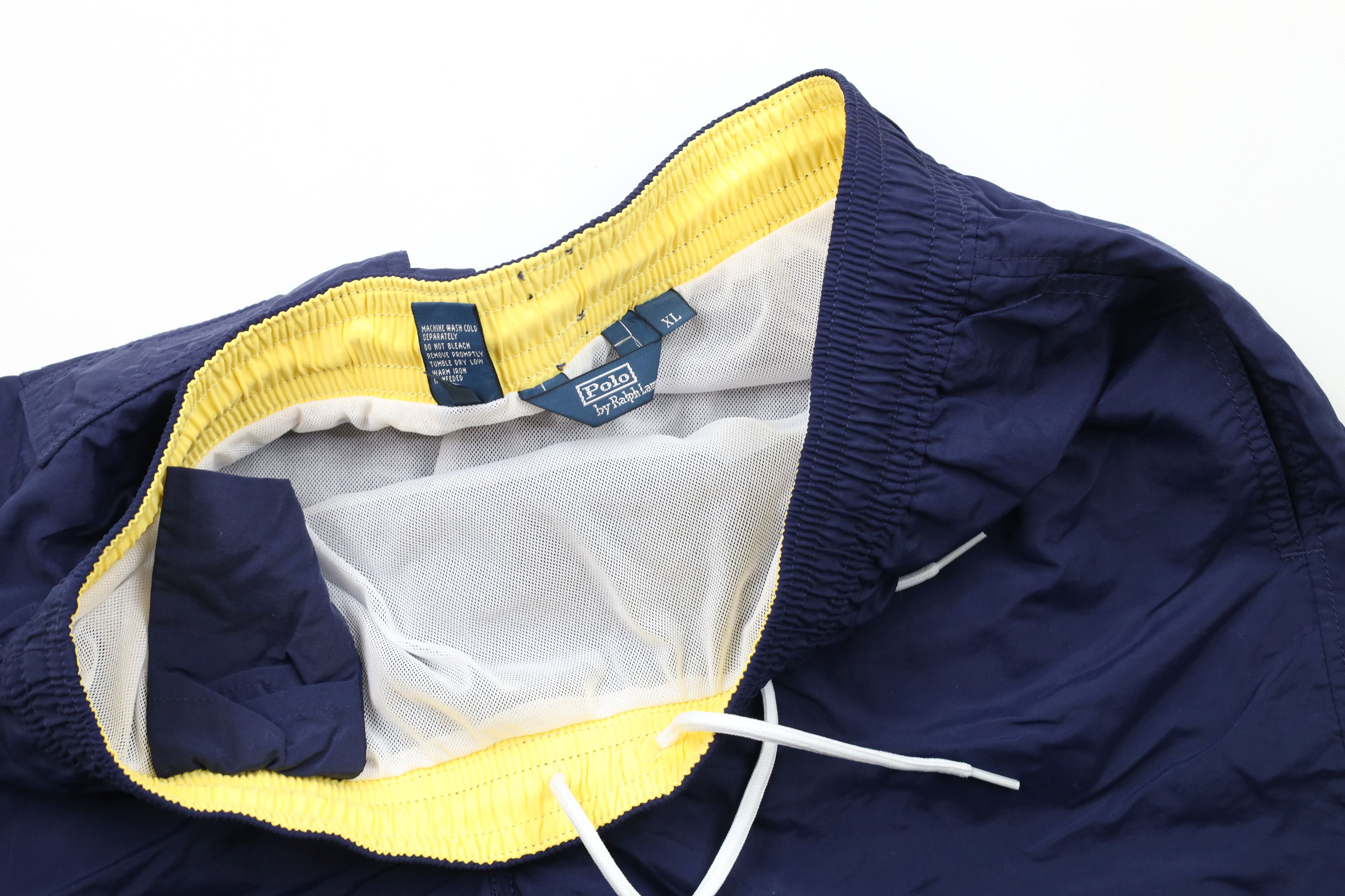 Ralph Lauren × Vintage Vintage 90s Ralph Lauren Above Knee Lined Shorts Swim Trunks Size US 36 / EU 52 - 7 Thumbnail