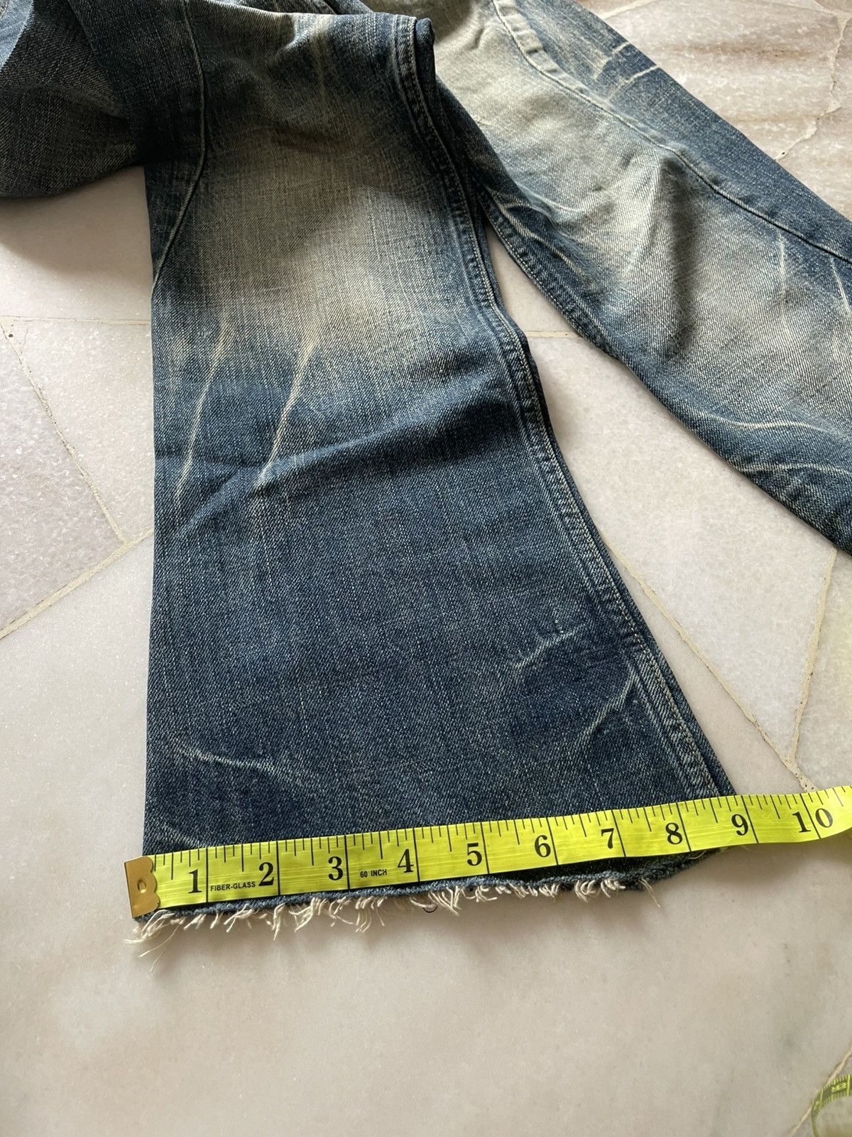 Le Grande Bleu (L.G.B.) L.g.b Wolf Denim Jeans Flare Size US 29 - 23 Thumbnail