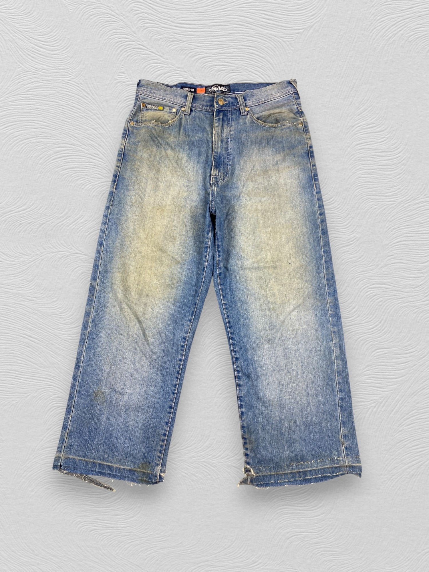 Vintage Ecko Distressed Baggy Jeans 35x25.5 Denim- JN3892