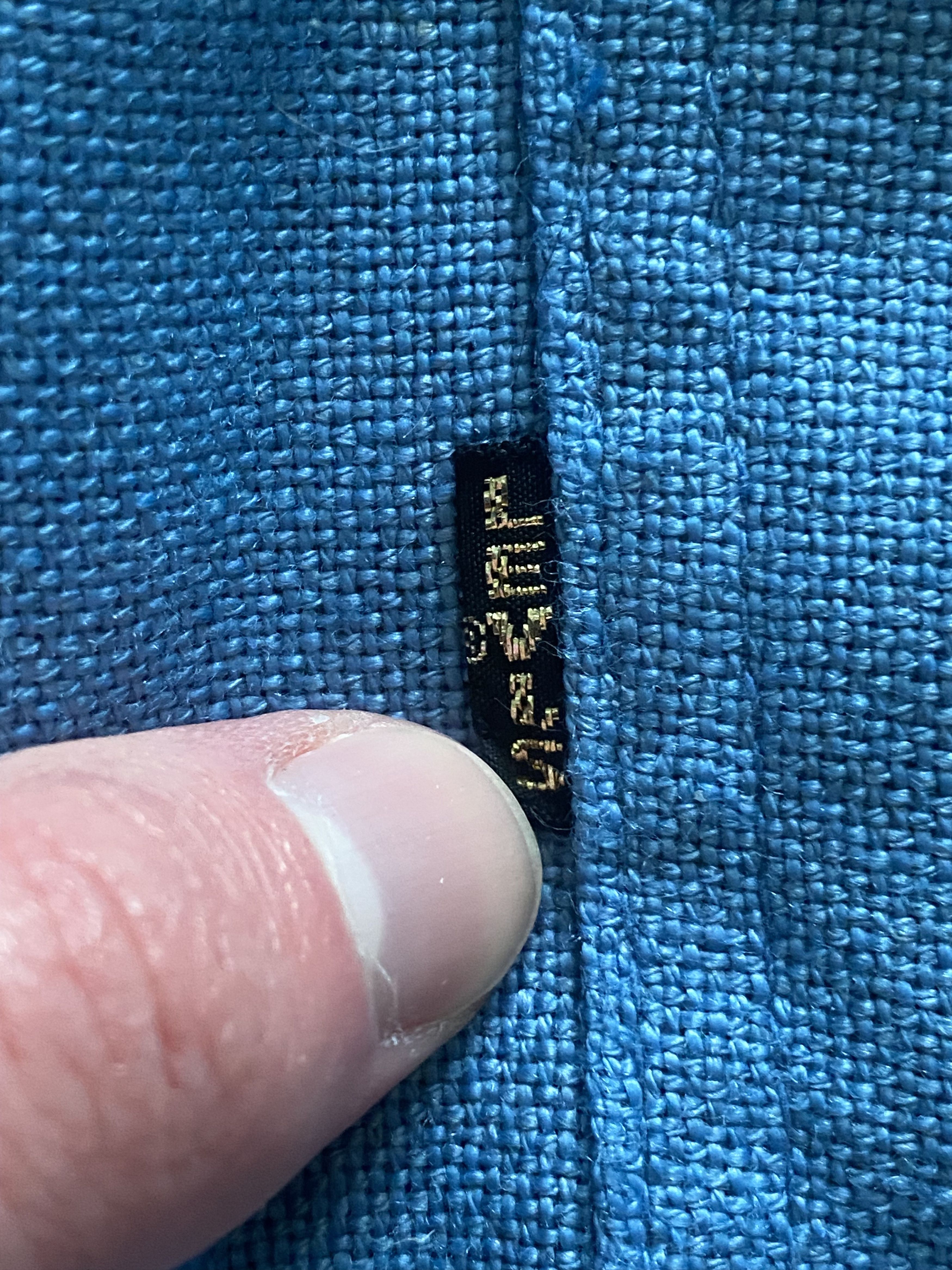 Levi's × Vintage Vintage 60's/70's Sta-Press Baby Blue Big E Levi's Size US 29 - 3 Thumbnail